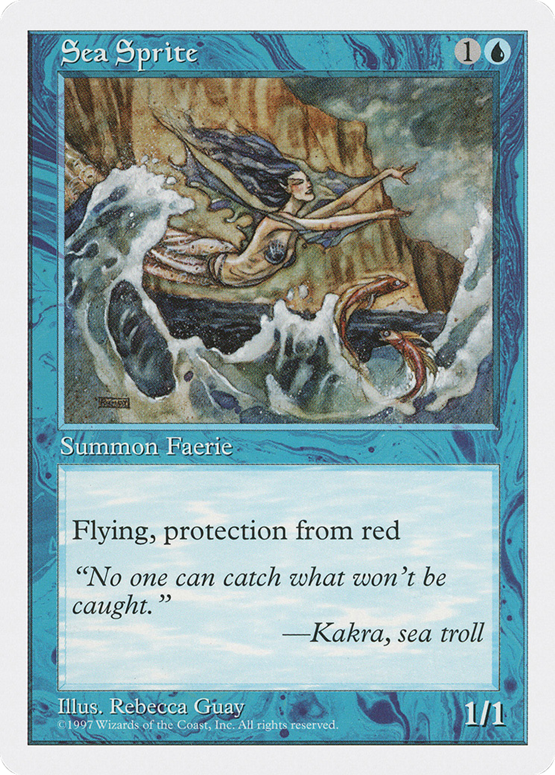Sea Sprite — Fifth Edition — Magic: The Gathering