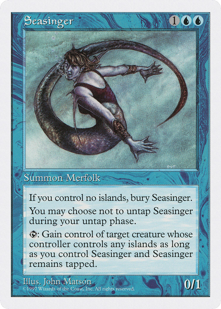 Seasinger — Fifth Edition — Magic: The Gathering