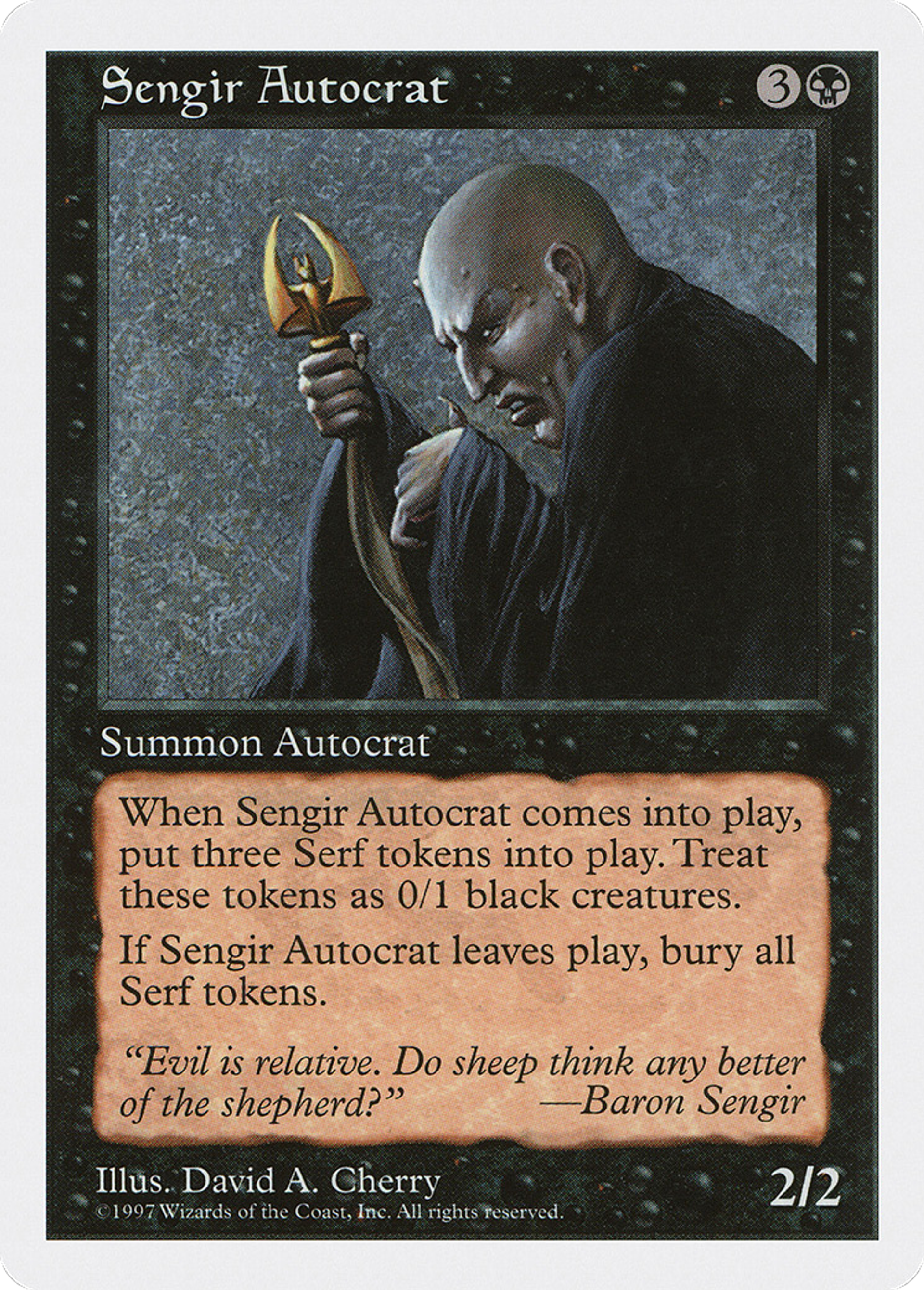 Sengir Autocrat — Fifth Edition — Magic: The Gathering