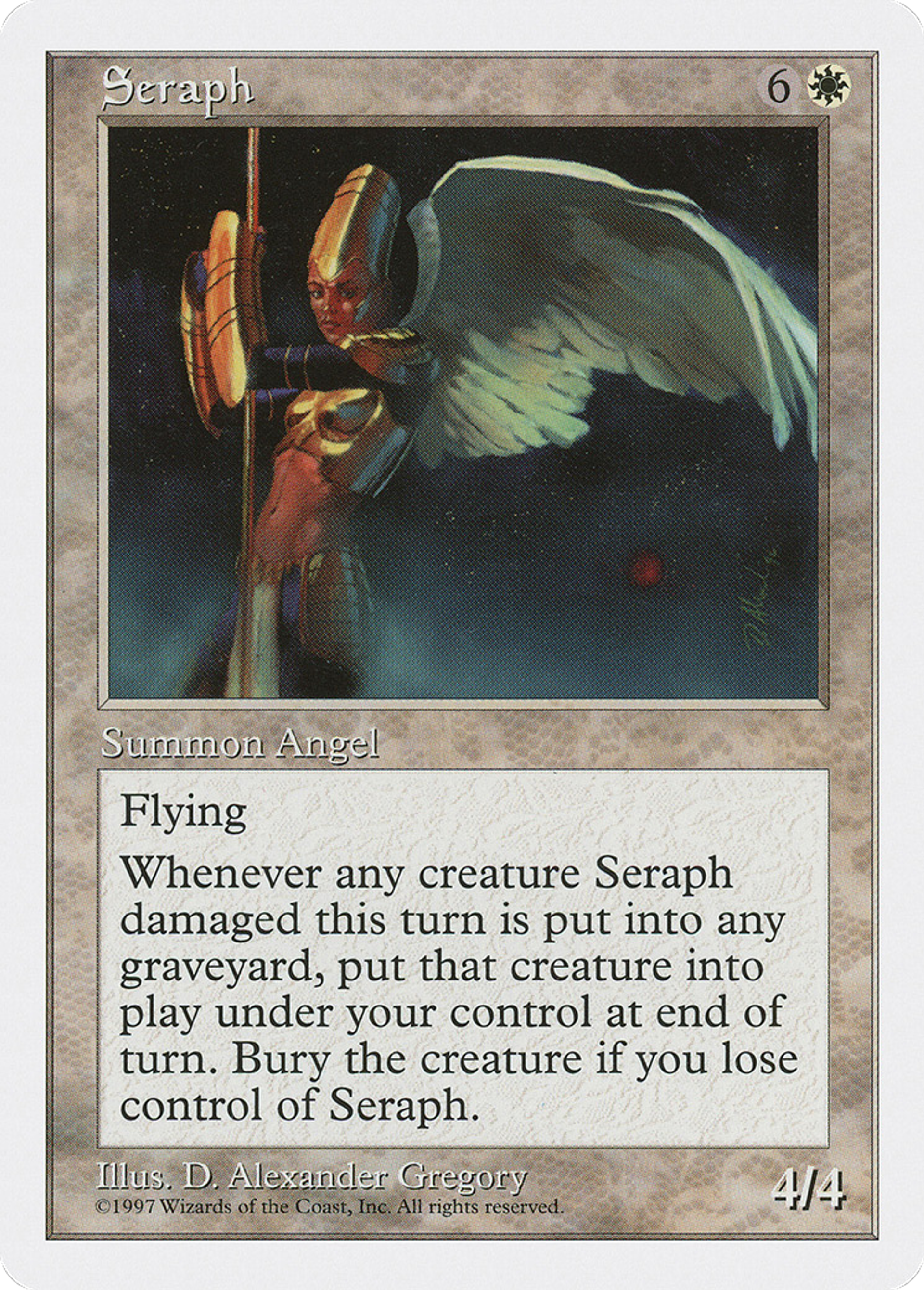 Seraph — Fifth Edition — Magic: The Gathering