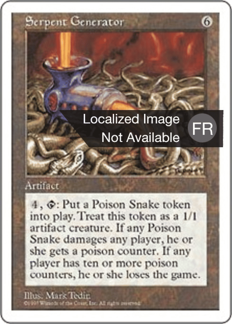 Générateur de serpents — Fifth Edition — Magic: The Gathering