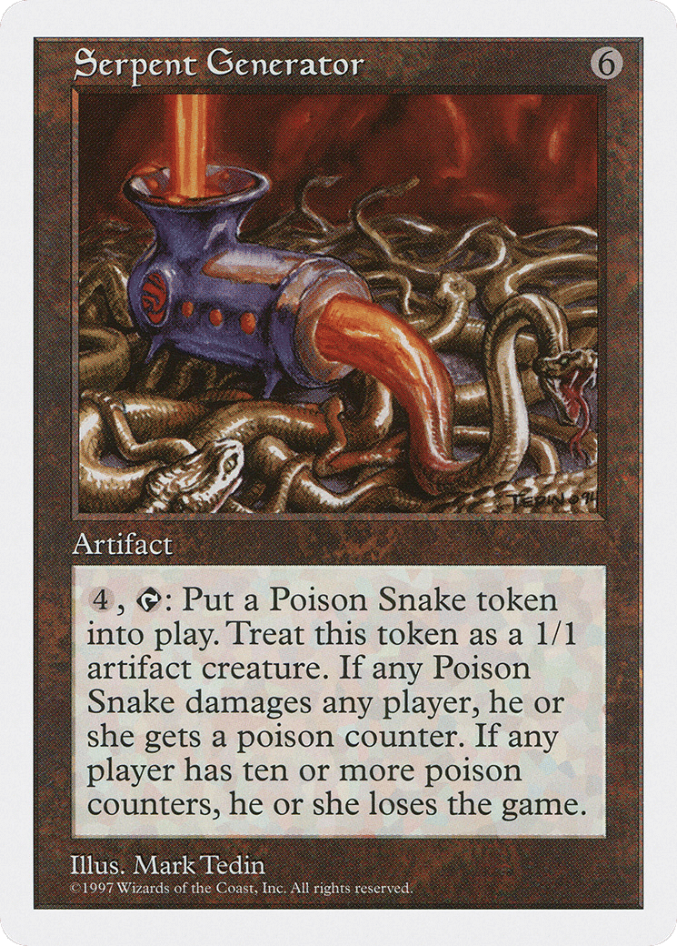 Serpent Generator — Fifth Edition — Magic: The Gathering