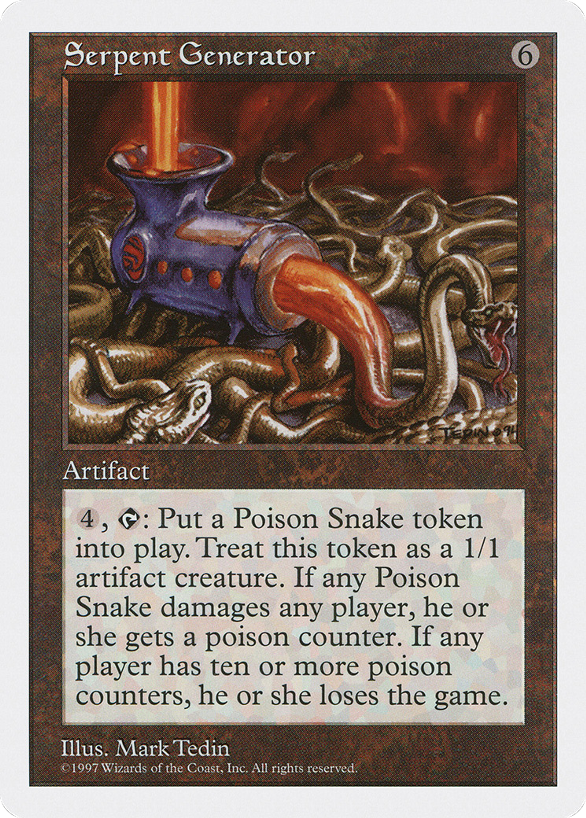 Serpent Generator — Fifth Edition — Magic: The Gathering
