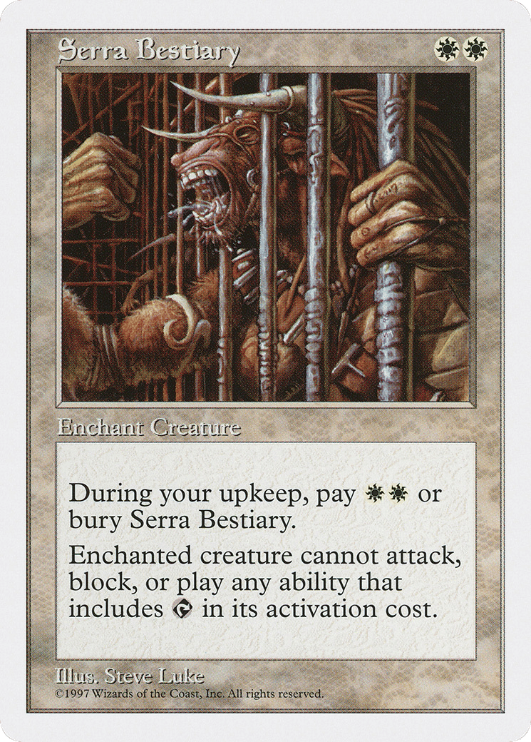 Serra Bestiary — Fifth Edition — Magic: The Gathering