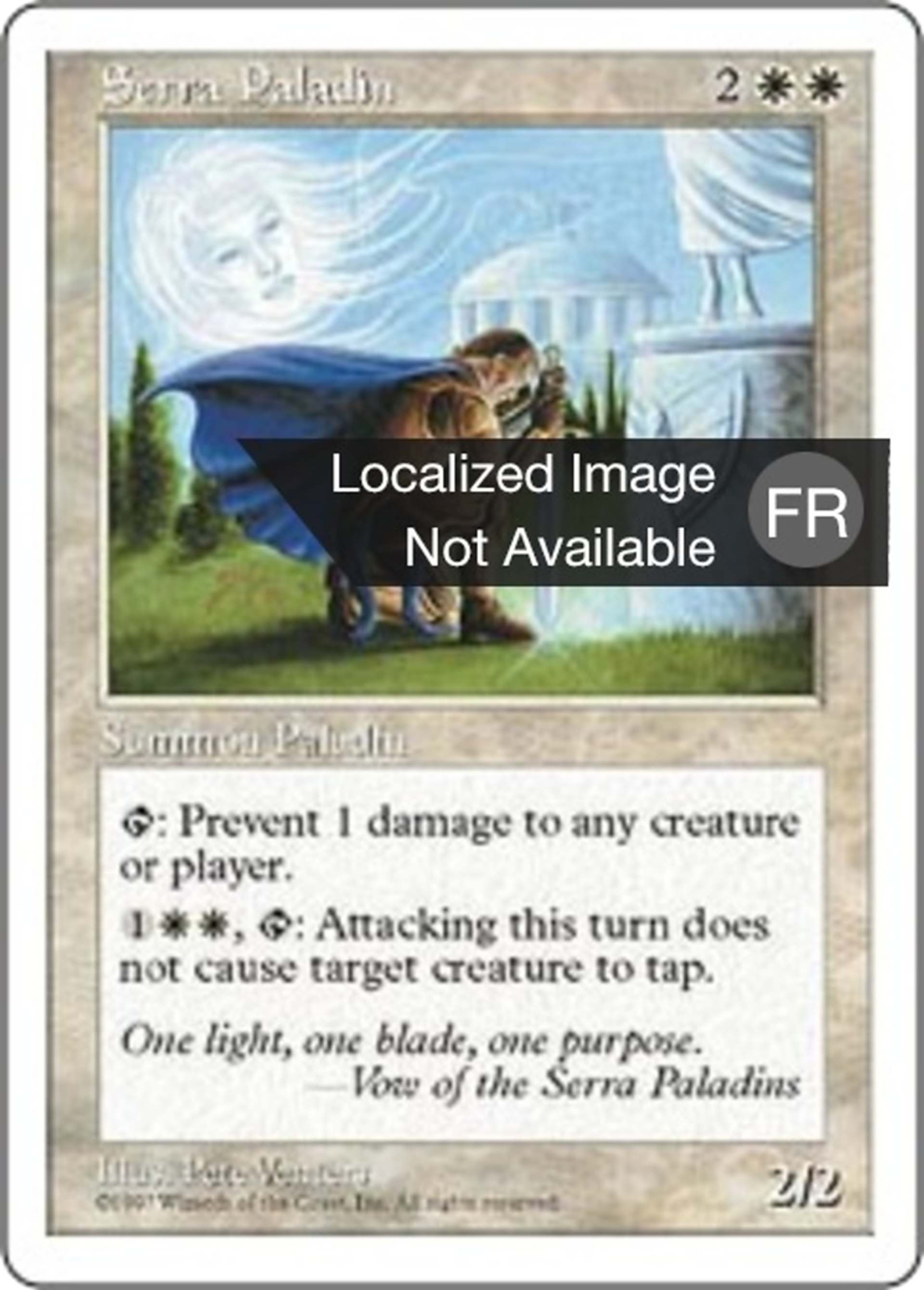 Paladin de Serra — Fifth Edition — Magic: The Gathering