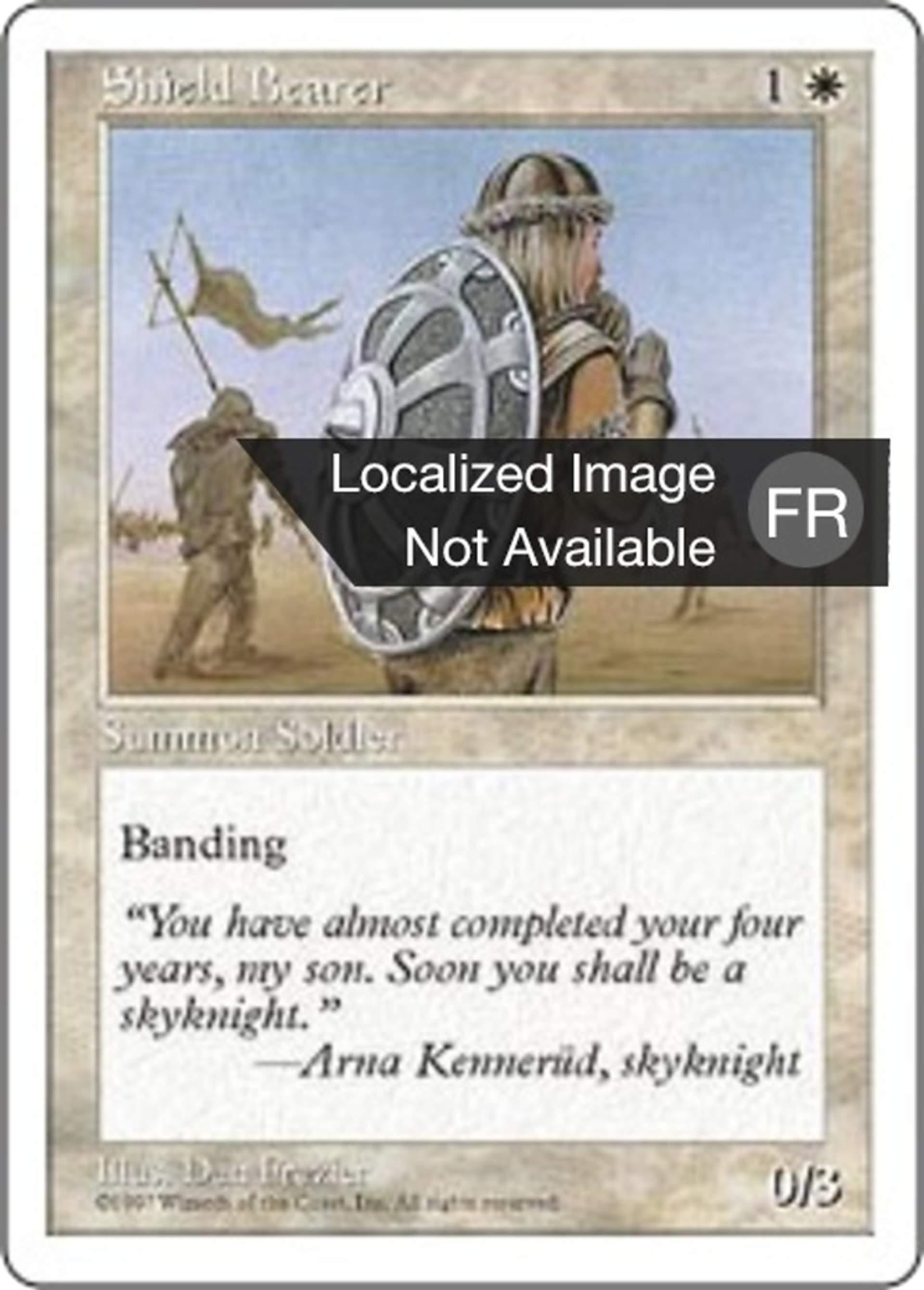 Porteur de bouclier — Fifth Edition — Magic: The Gathering