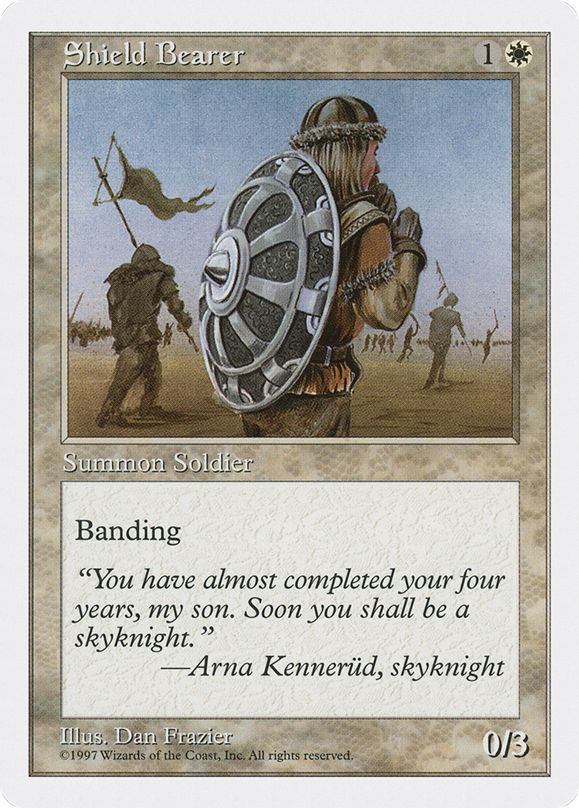 Shield Bearer — Fifth Edition — Magic: The Gathering