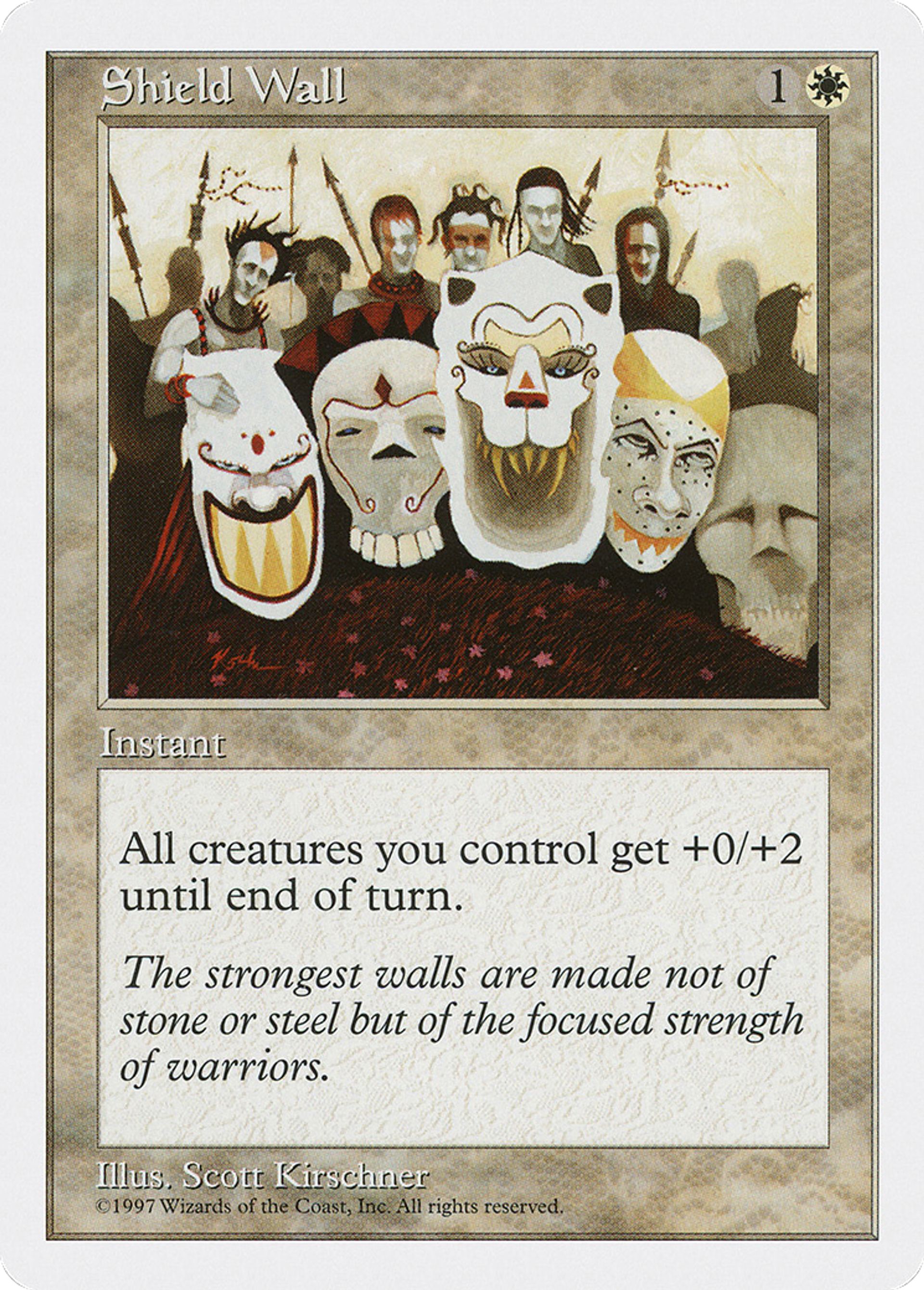 Shield Wall — Fifth Edition — Magic: The Gathering