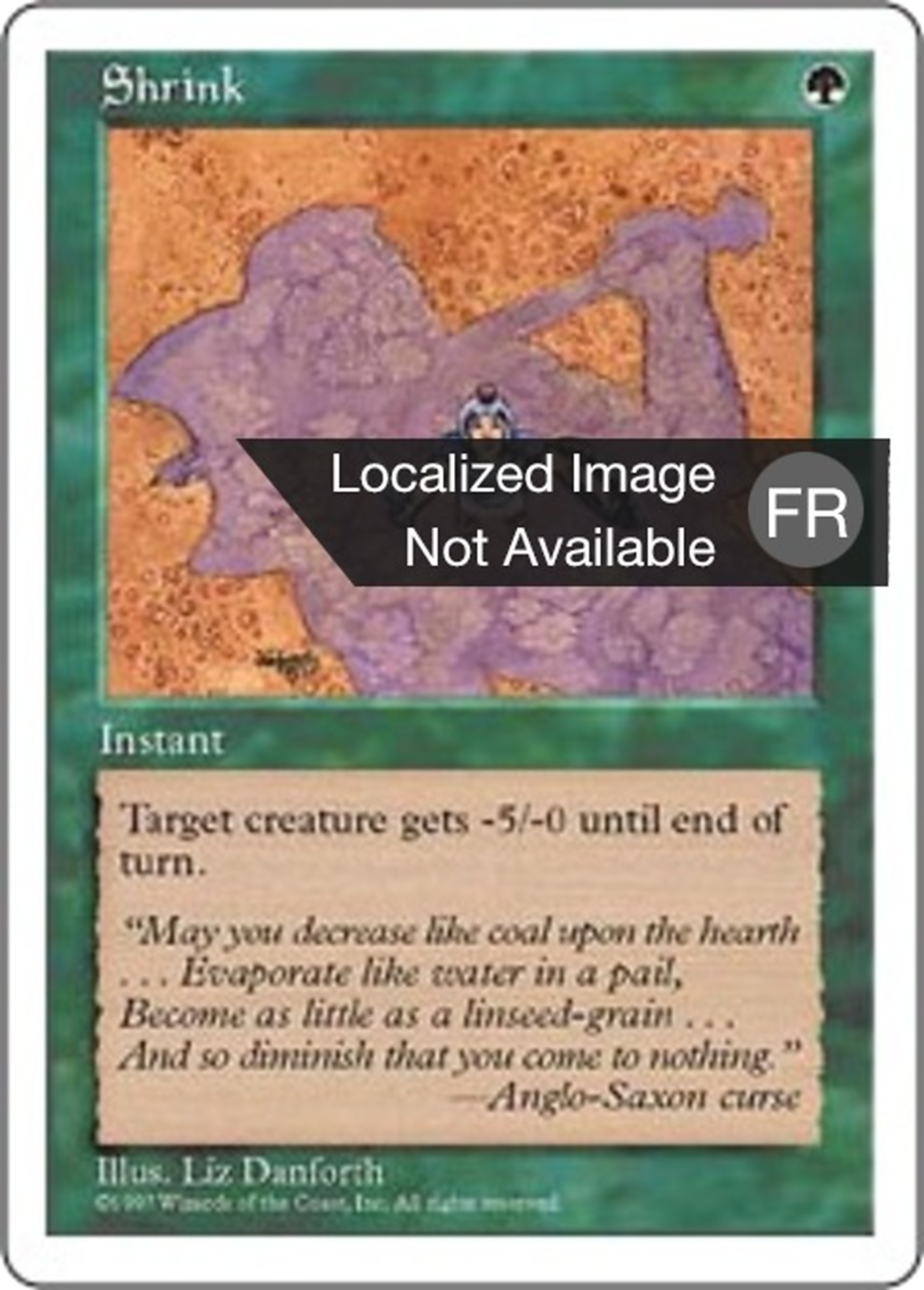 Rétrécissement — Fifth Edition — Magic: The Gathering