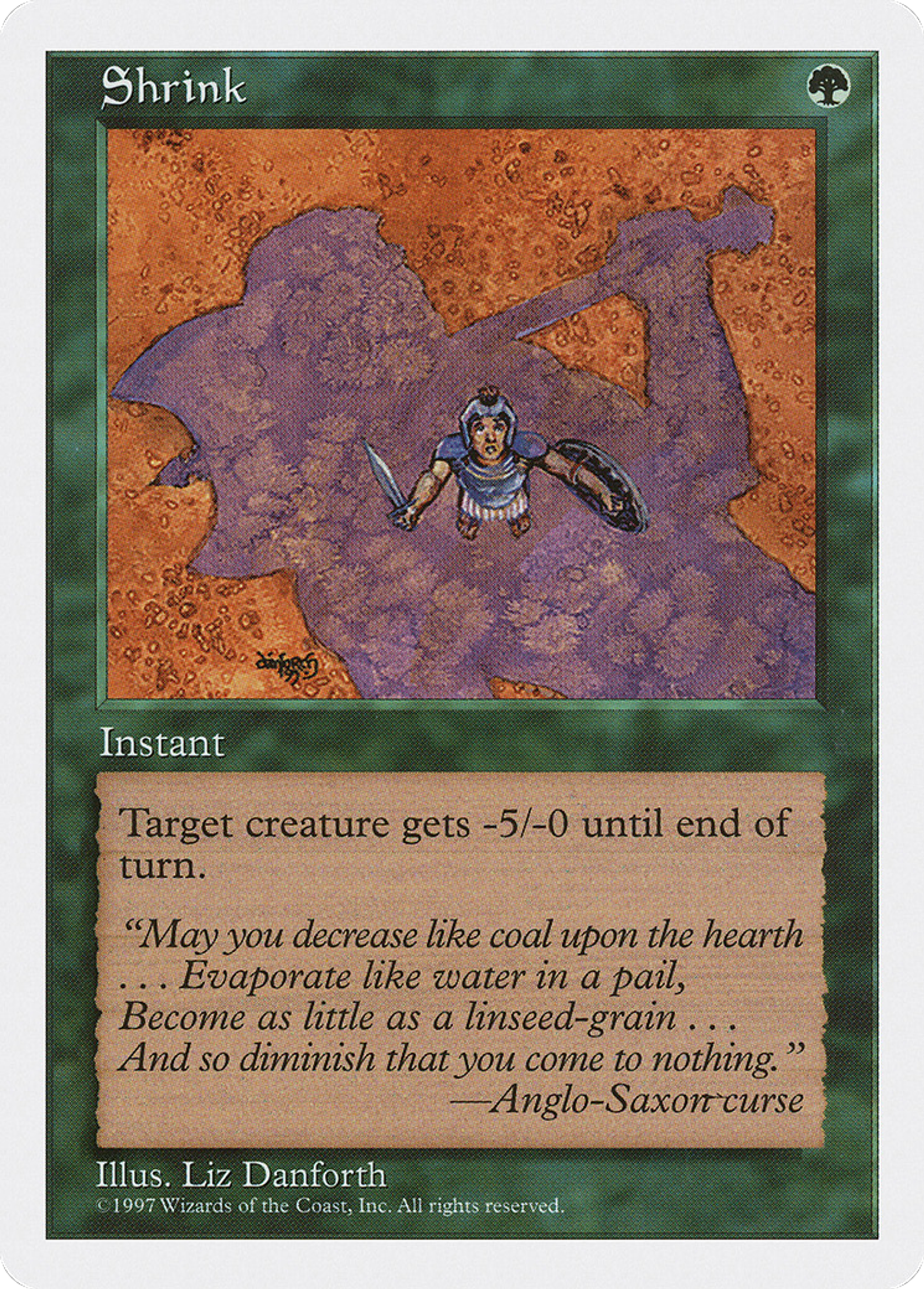 Shrink — Fifth Edition — Magic: The Gathering