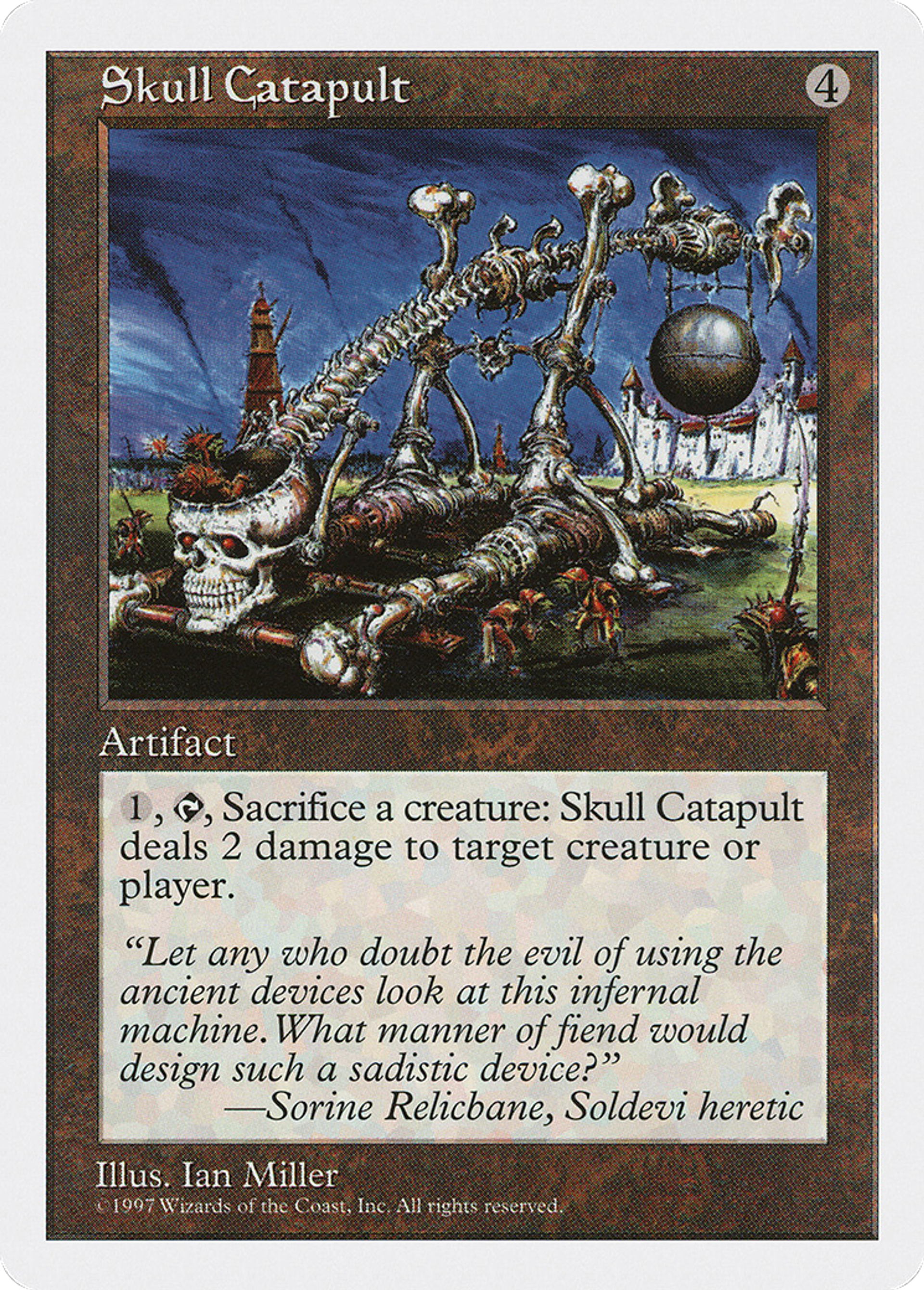 Skull Catapult — Fifth Edition — Magic: The Gathering