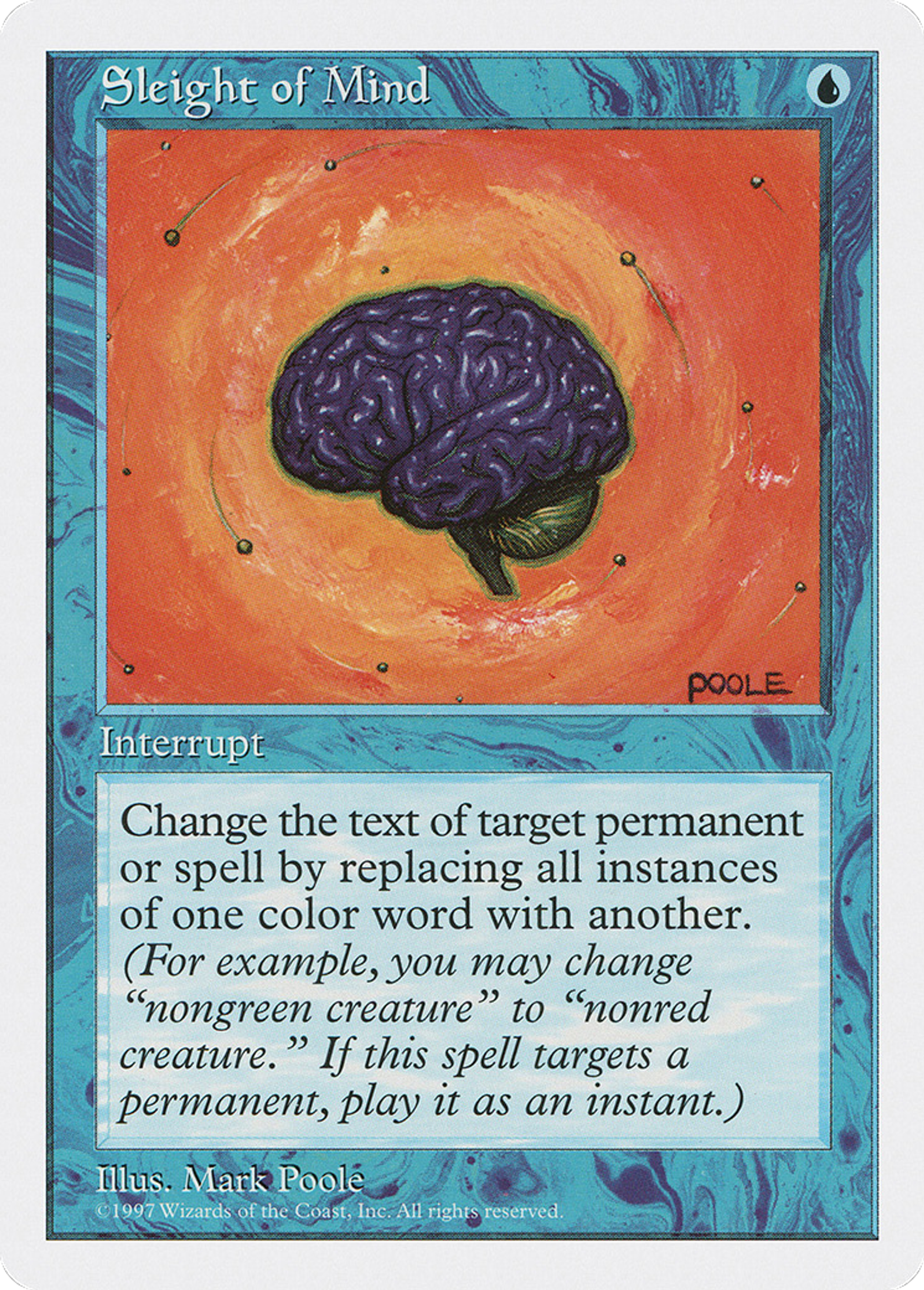 Sleight of Mind — Fifth Edition — Magic: The Gathering