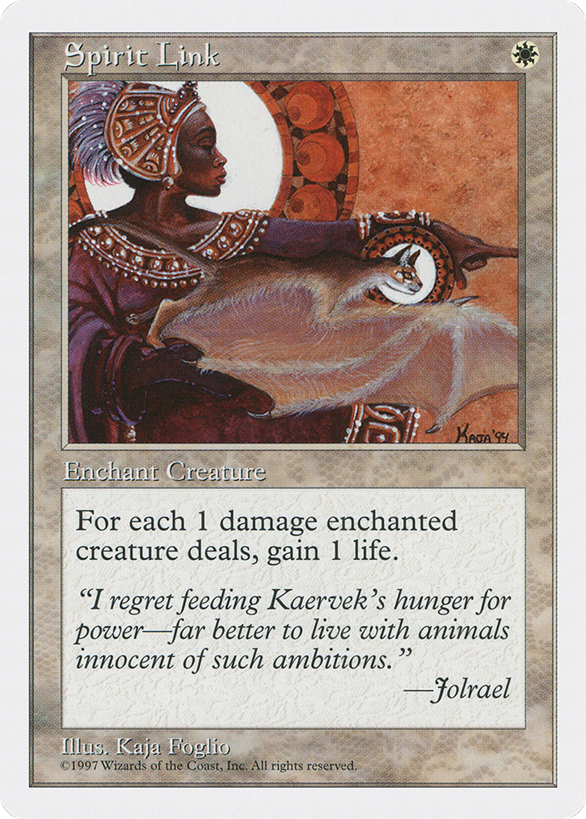 Spirit Link — Fifth Edition — Magic: The Gathering