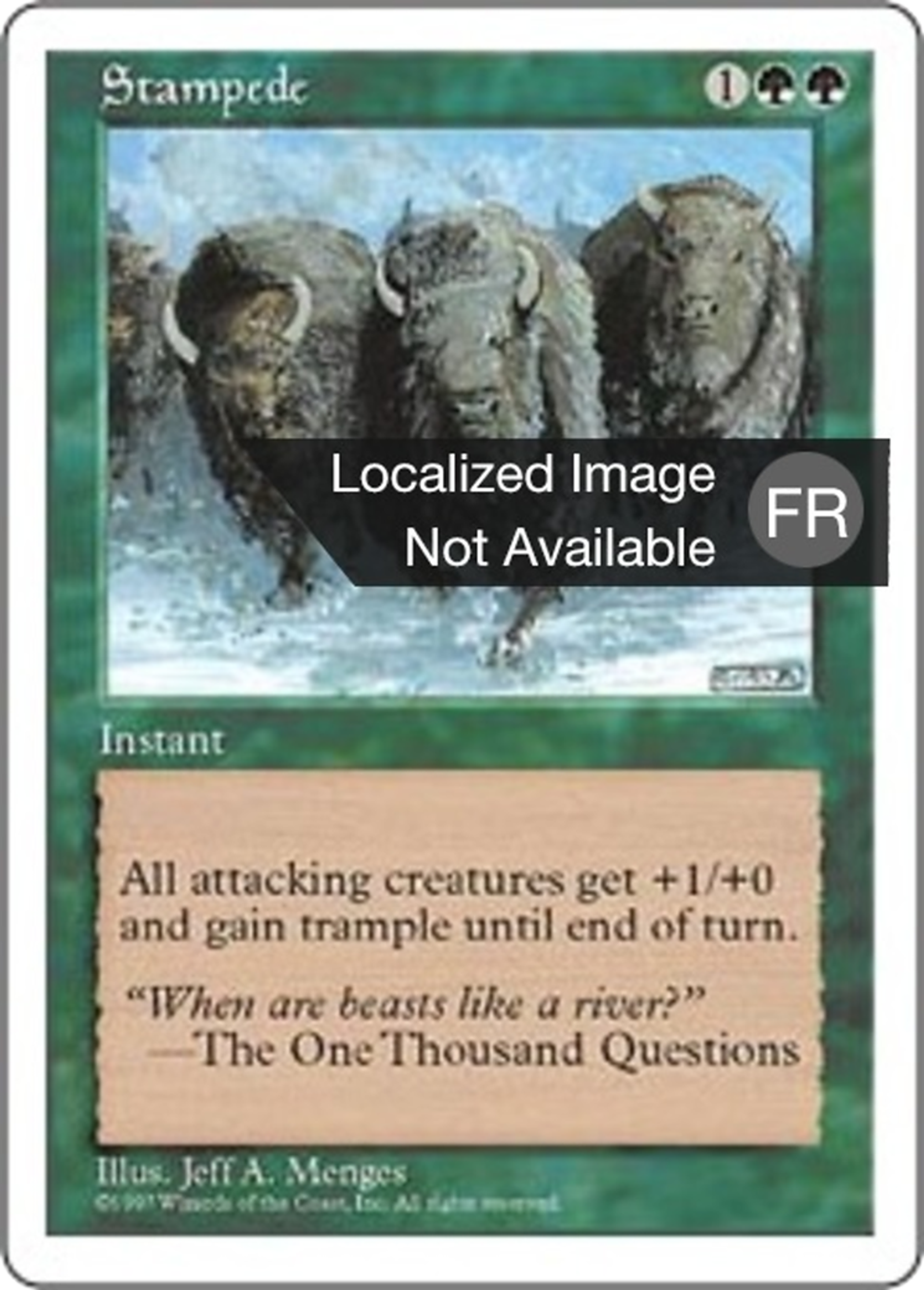 Ruée effrénée — Fifth Edition — Magic: The Gathering