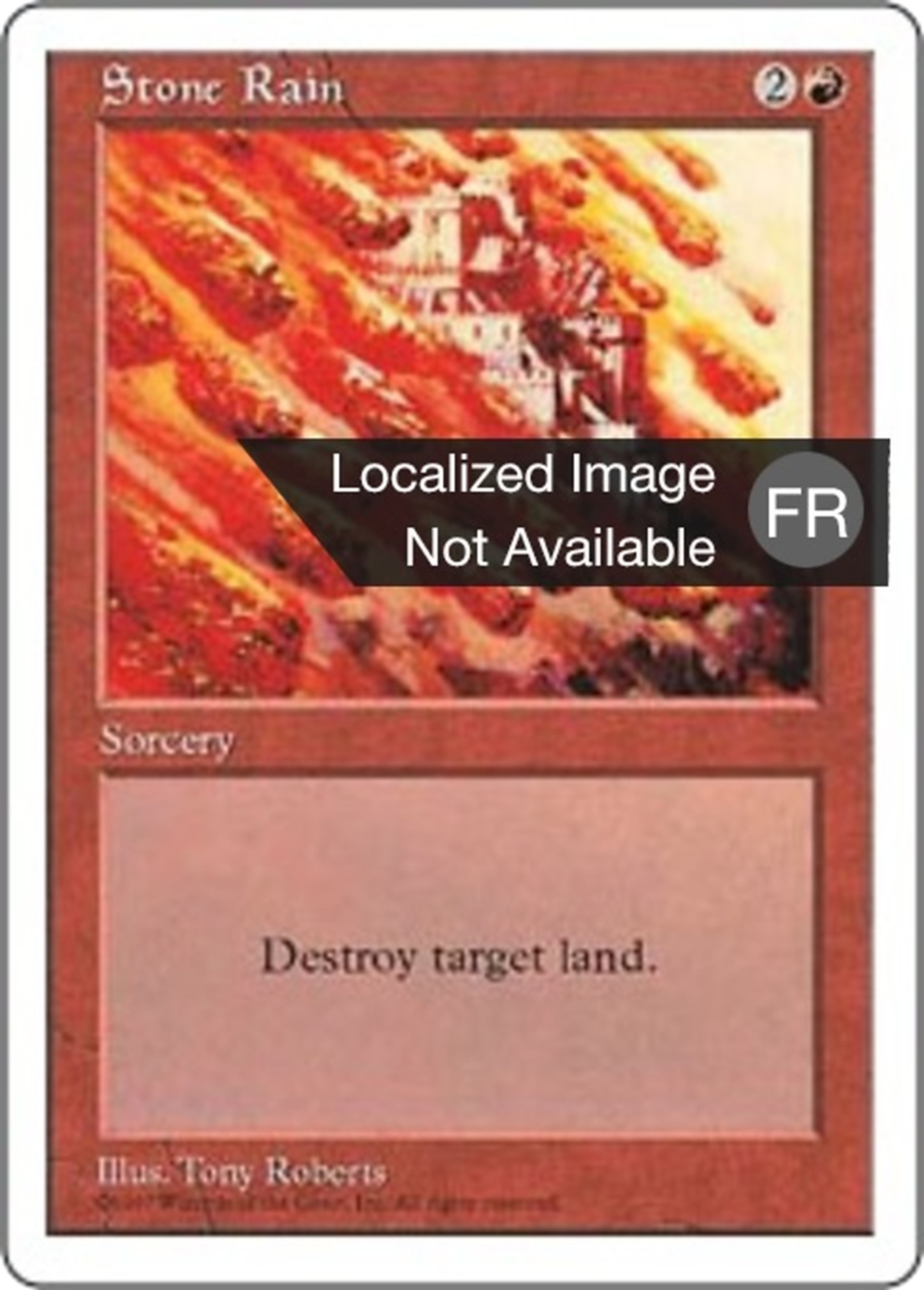 Pluie de pierres — Fifth Edition — Magic: The Gathering