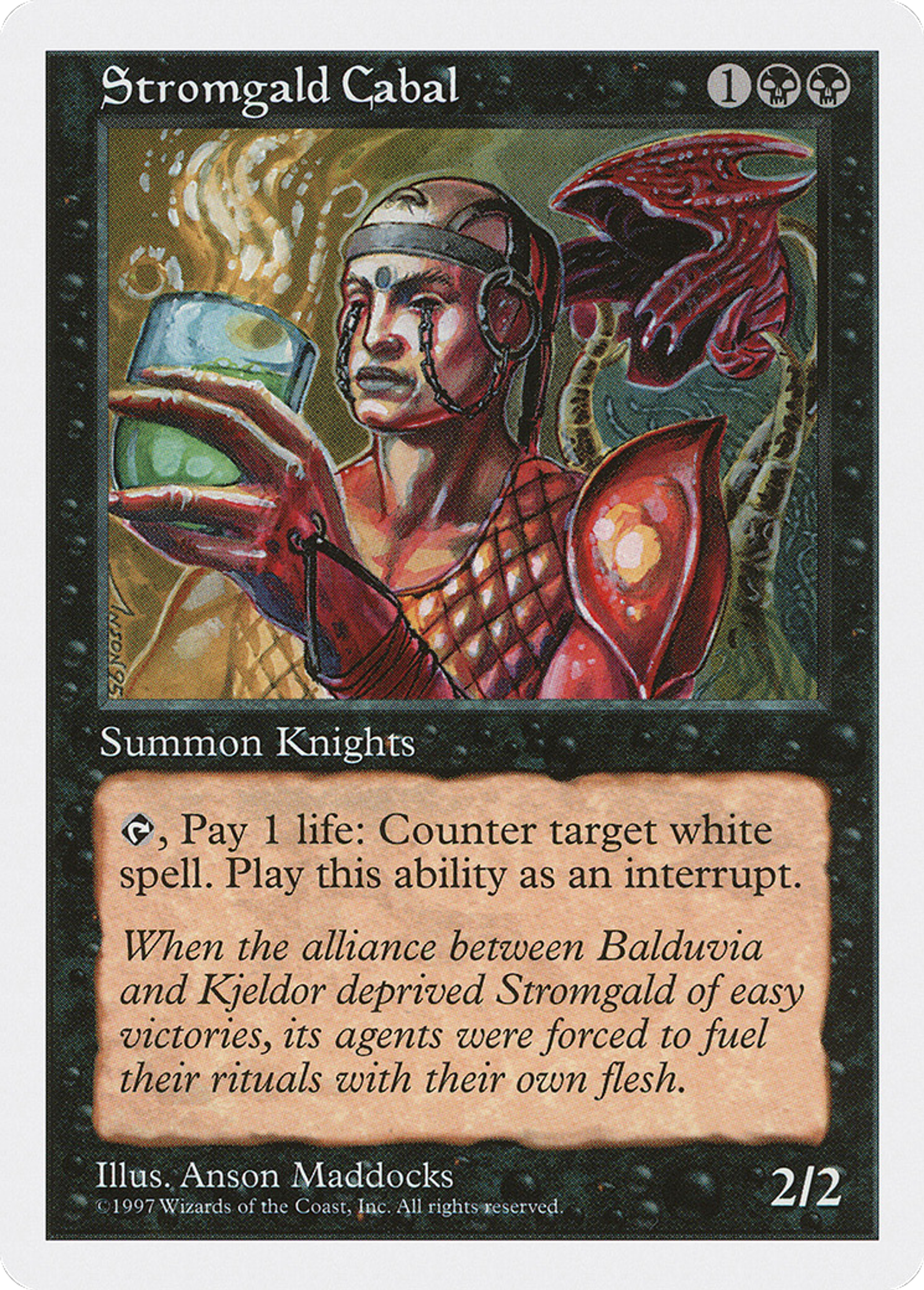 Stromgald Cabal — Fifth Edition — Magic: The Gathering