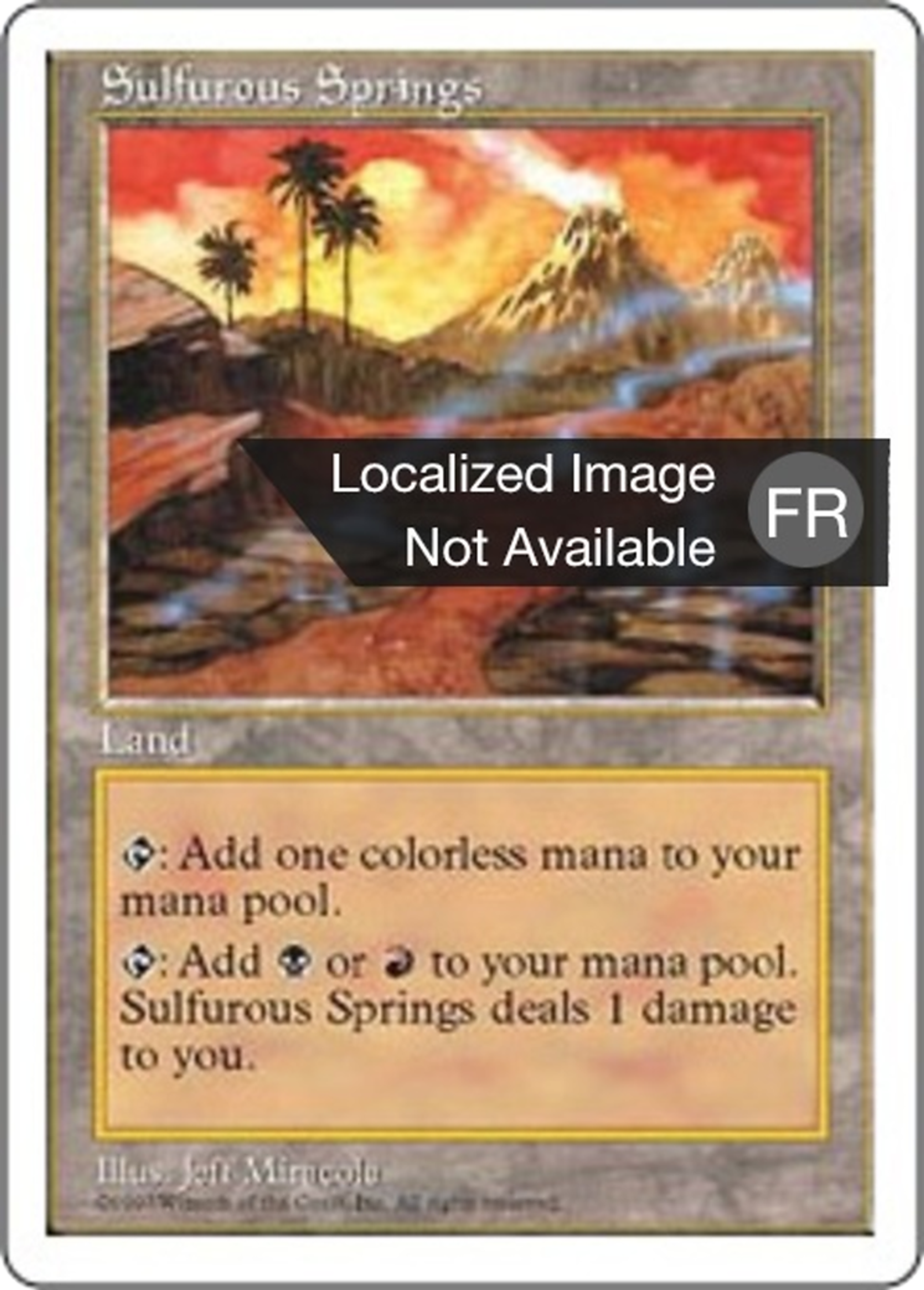 Sources sulfureuses — Fifth Edition — Magic: The Gathering