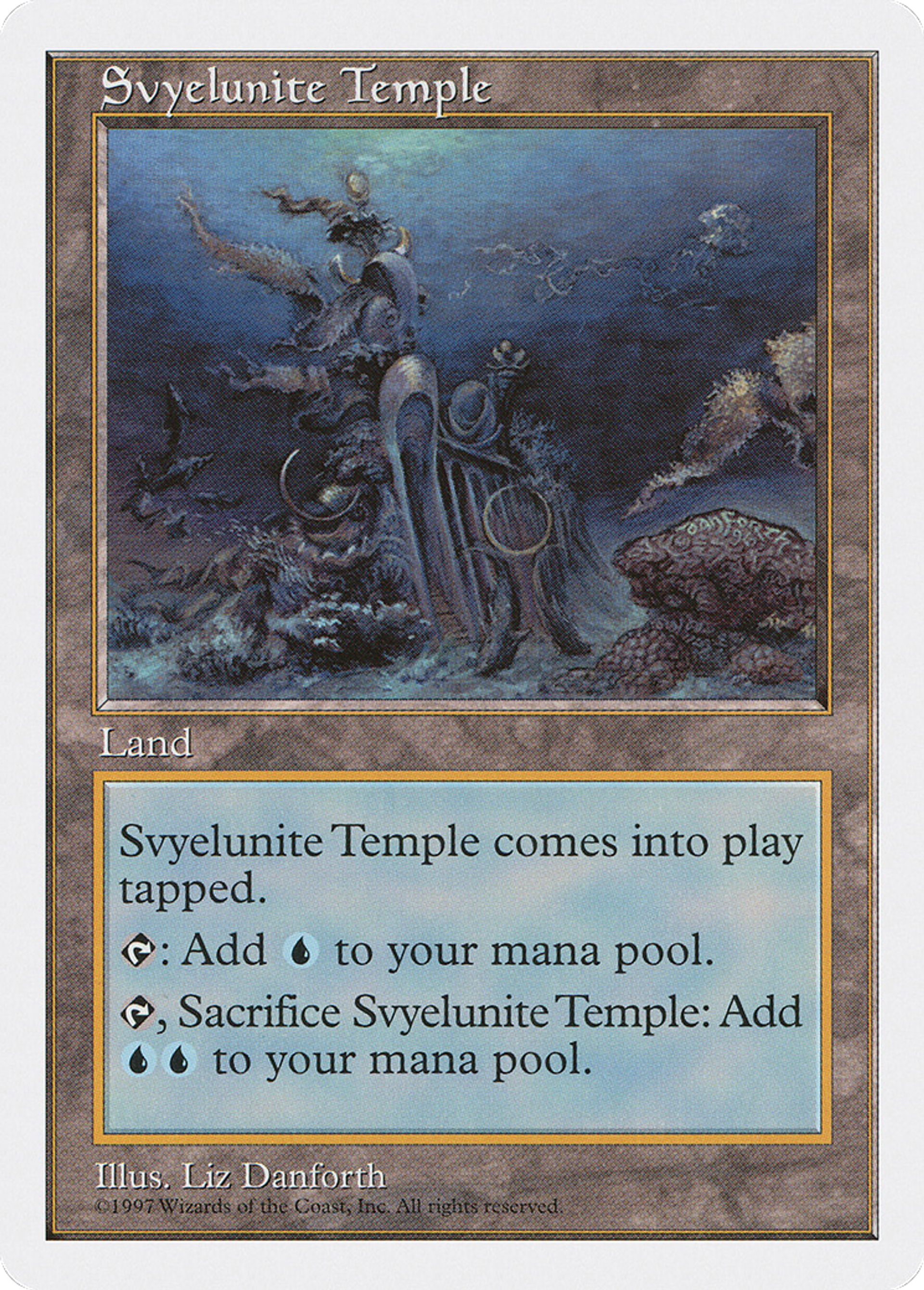 Svyelunite Temple — Fifth Edition — Magic: The Gathering