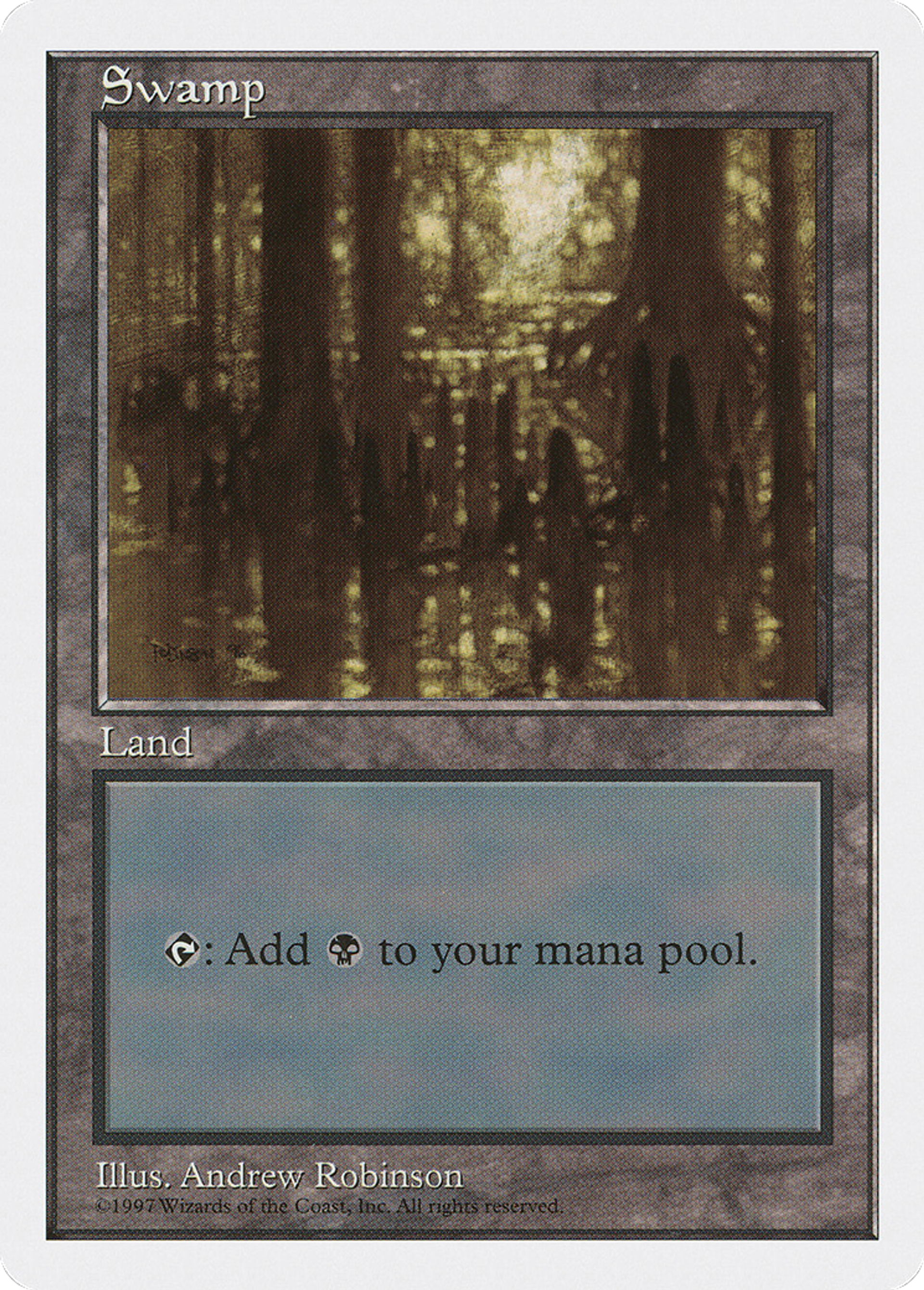 Swamp — Fifth Edition — Magic: The Gathering