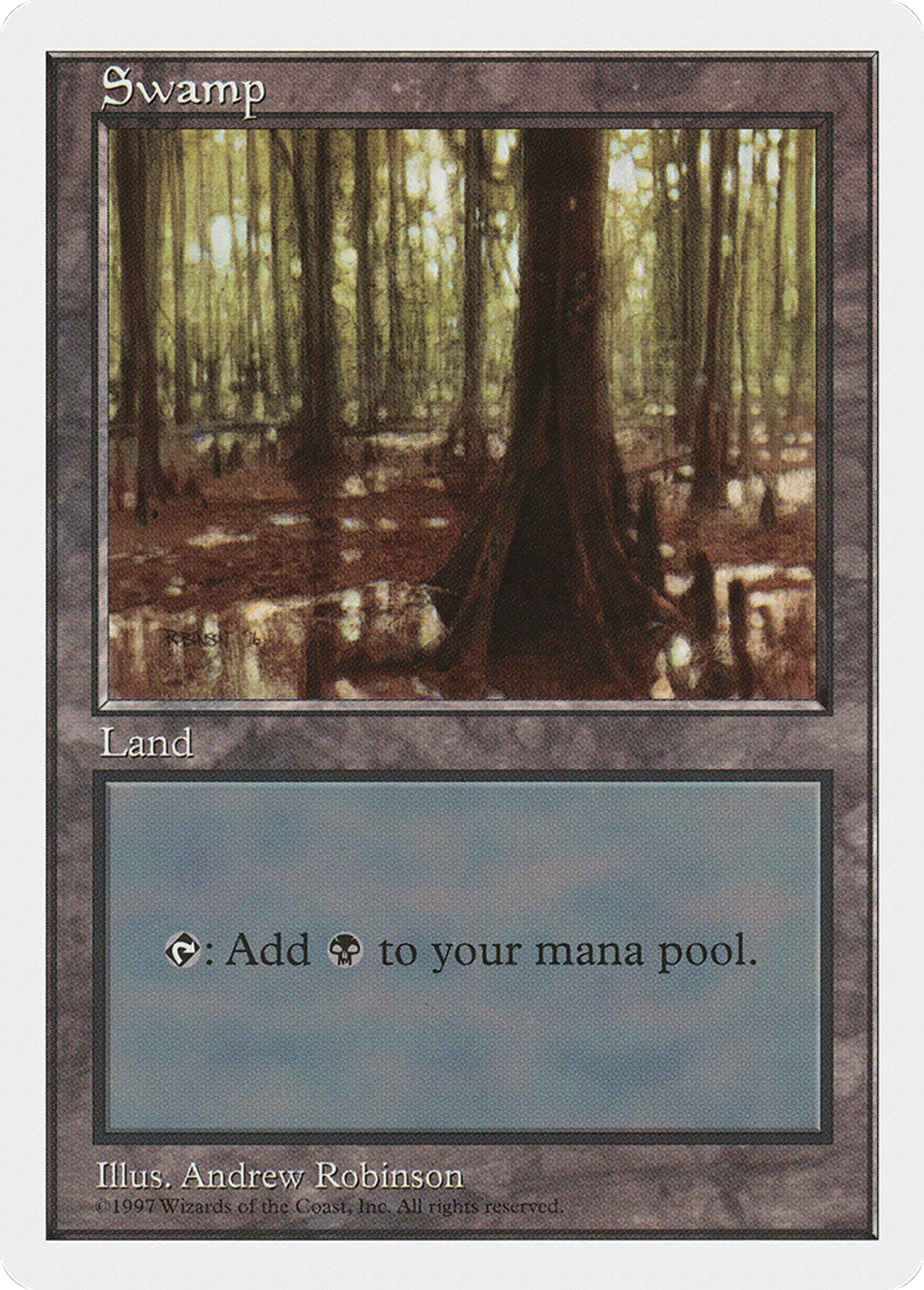 Swamp — Fifth Edition — Magic: The Gathering