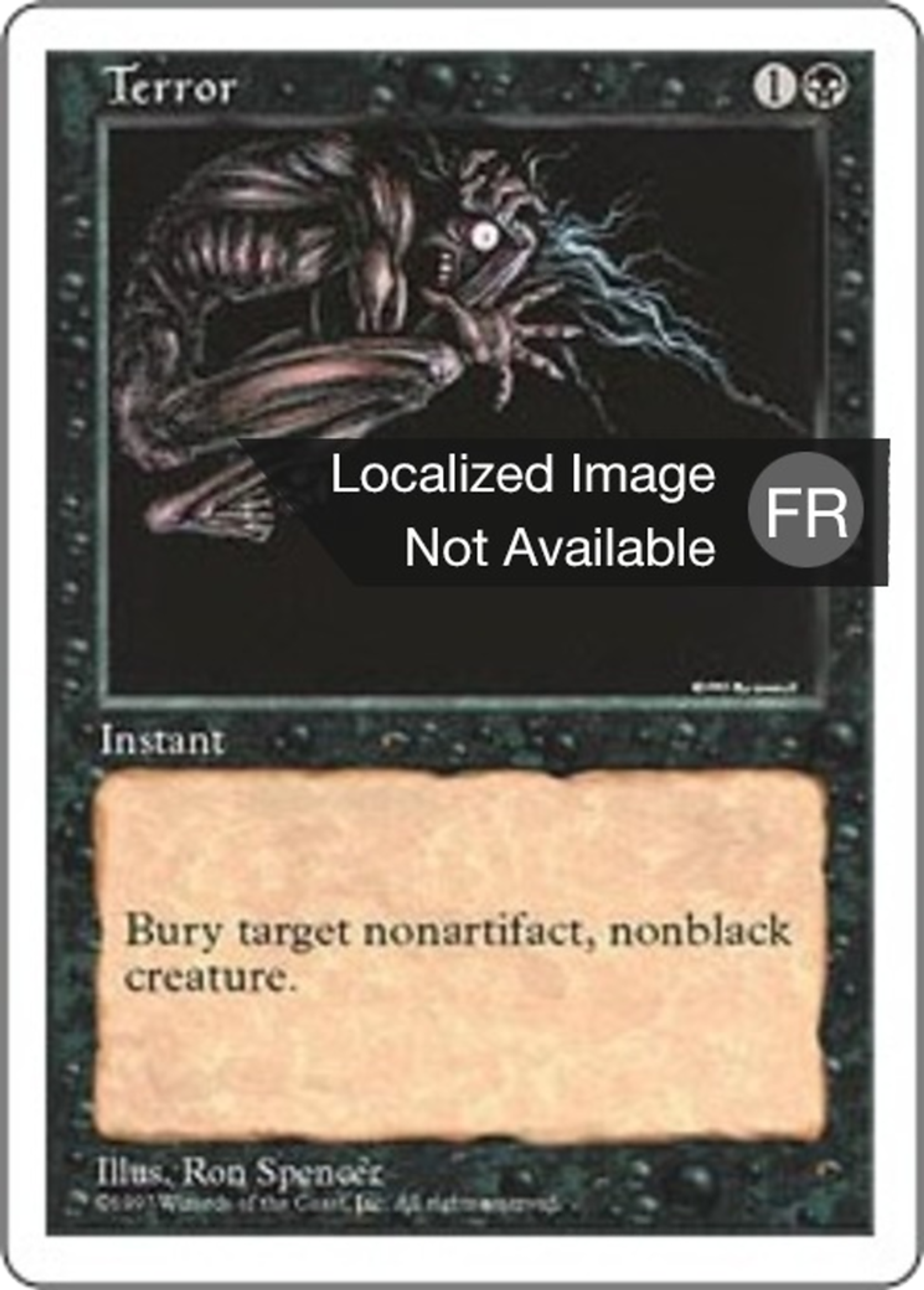 Terreur — Fifth Edition — Magic: The Gathering