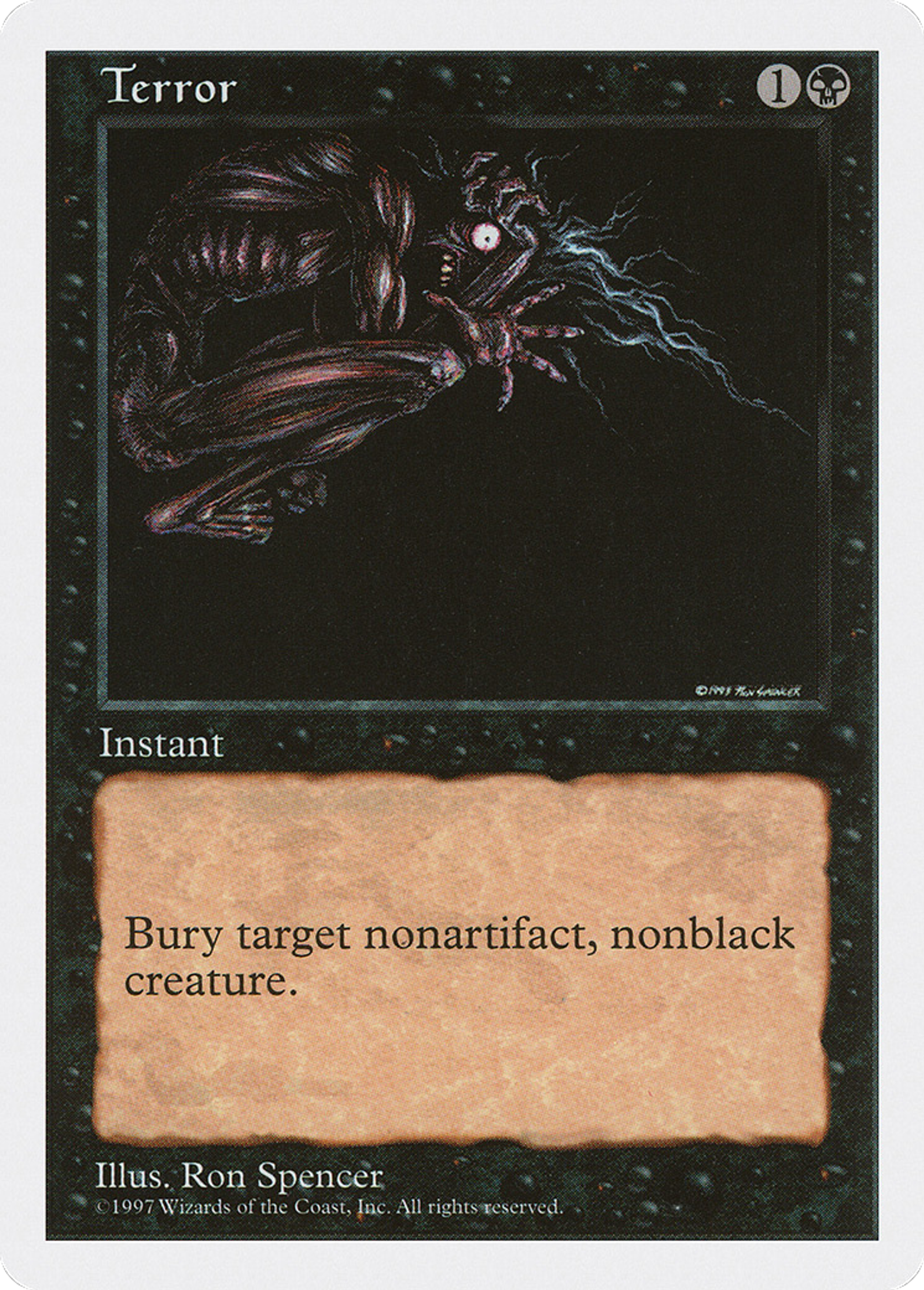 Terror — Fifth Edition — Magic: The Gathering