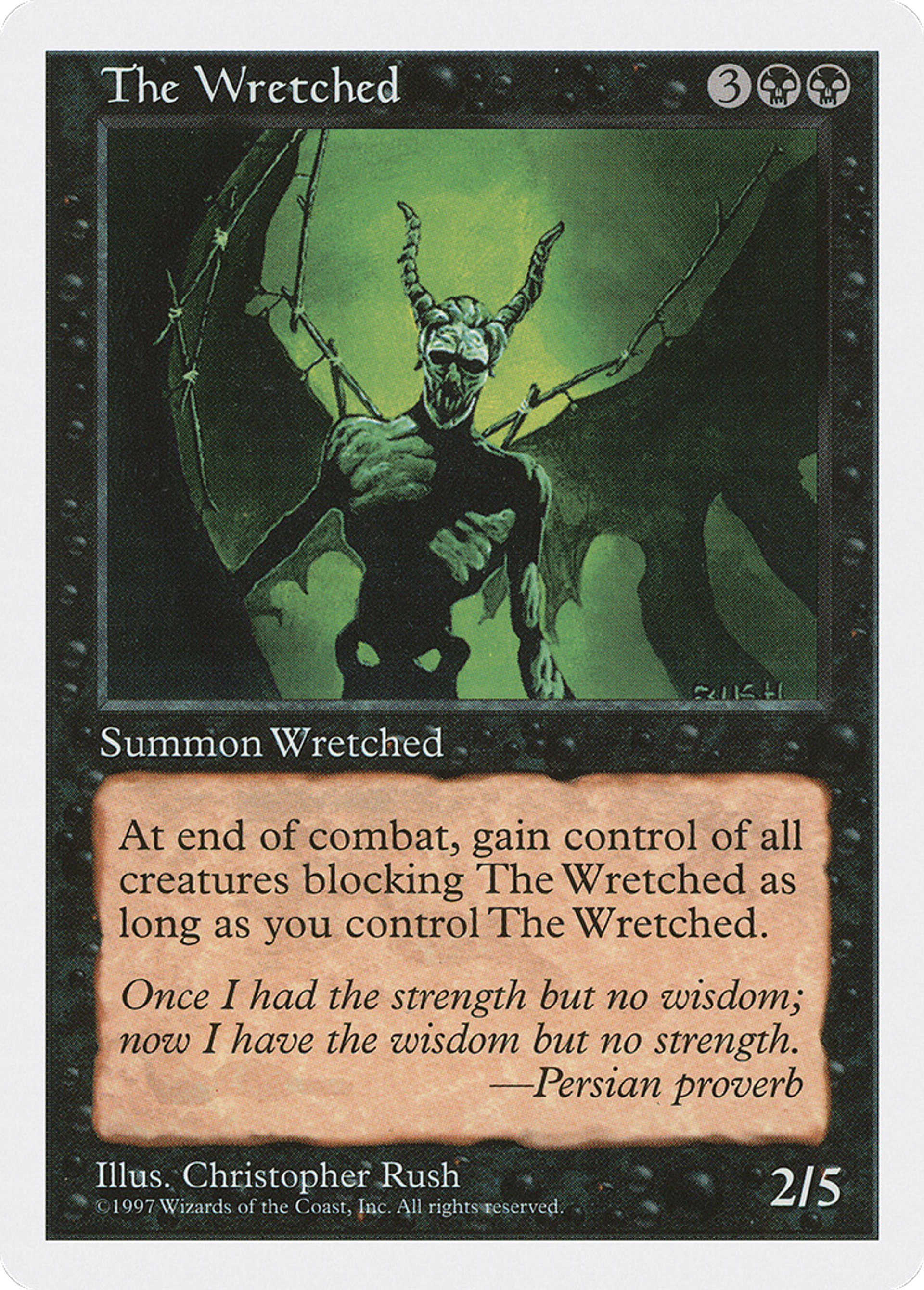 The Wretched — Fifth Edition — Magic: The Gathering
