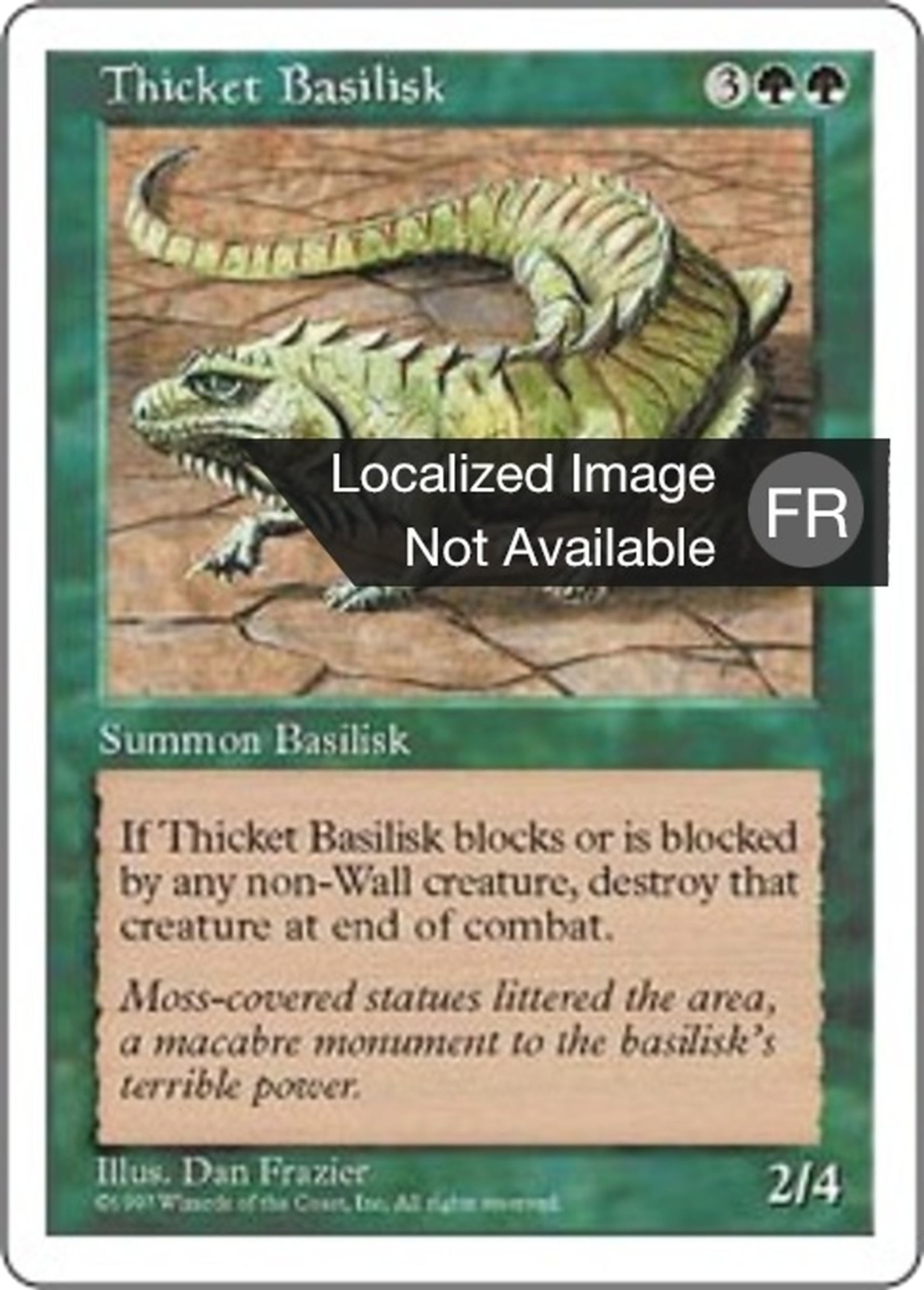 Basilic des halliers — Fifth Edition — Magic: The Gathering