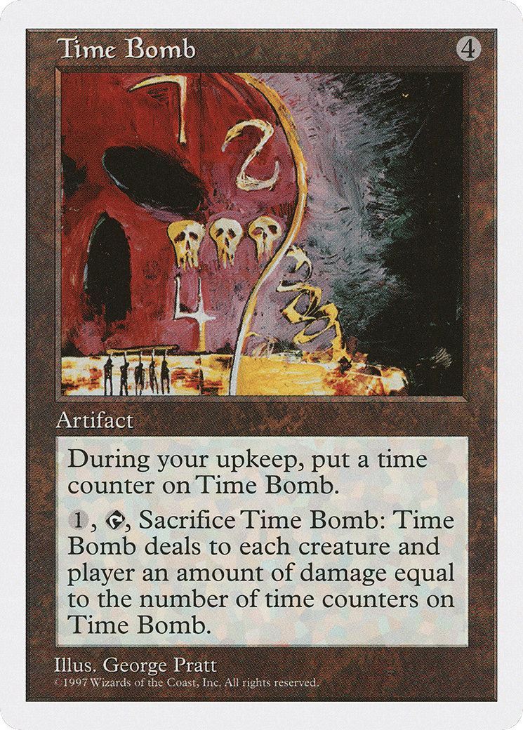 Time Bomb — Fifth Edition — Magic: The Gathering