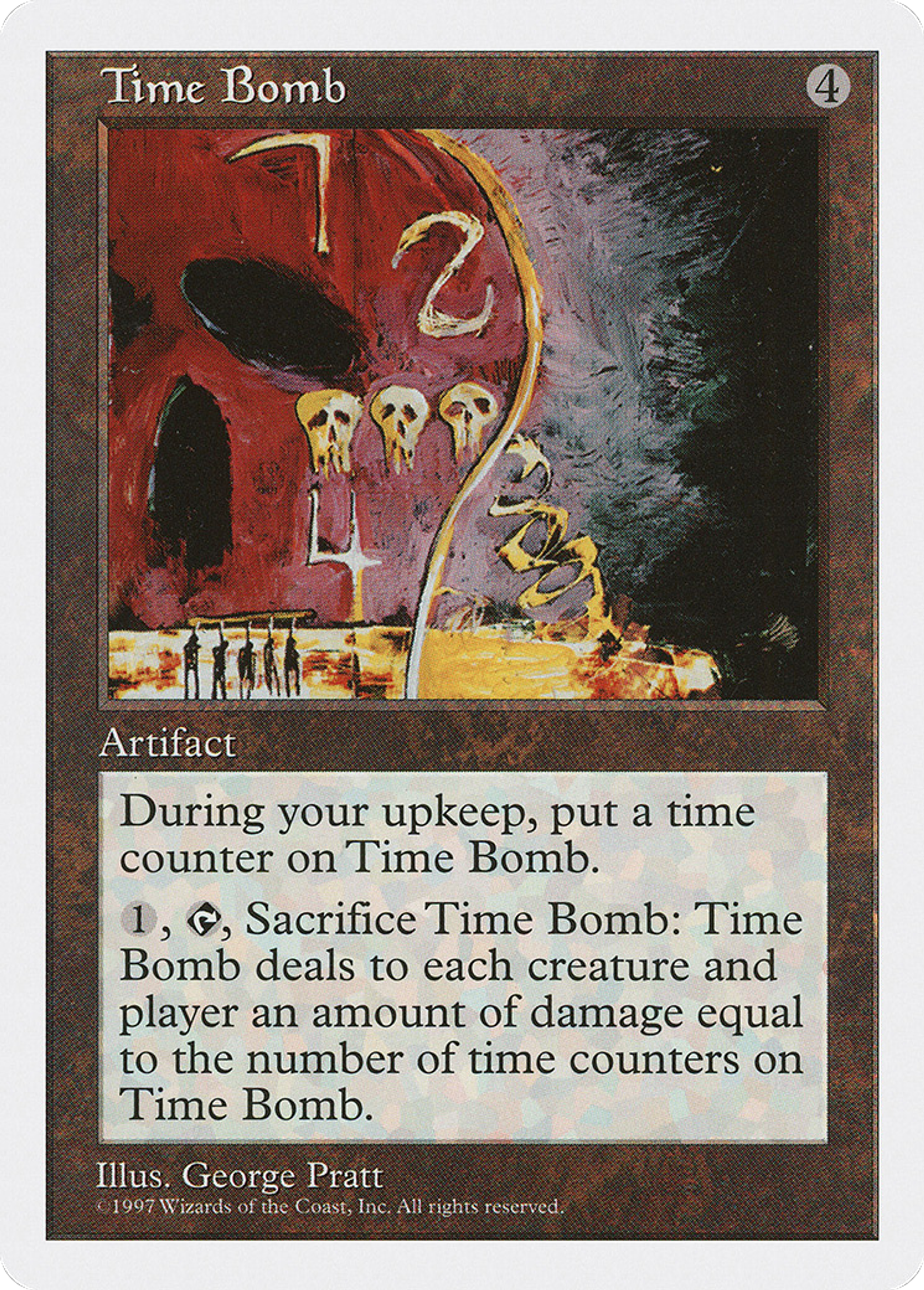 Time Bomb — Fifth Edition — Magic: The Gathering