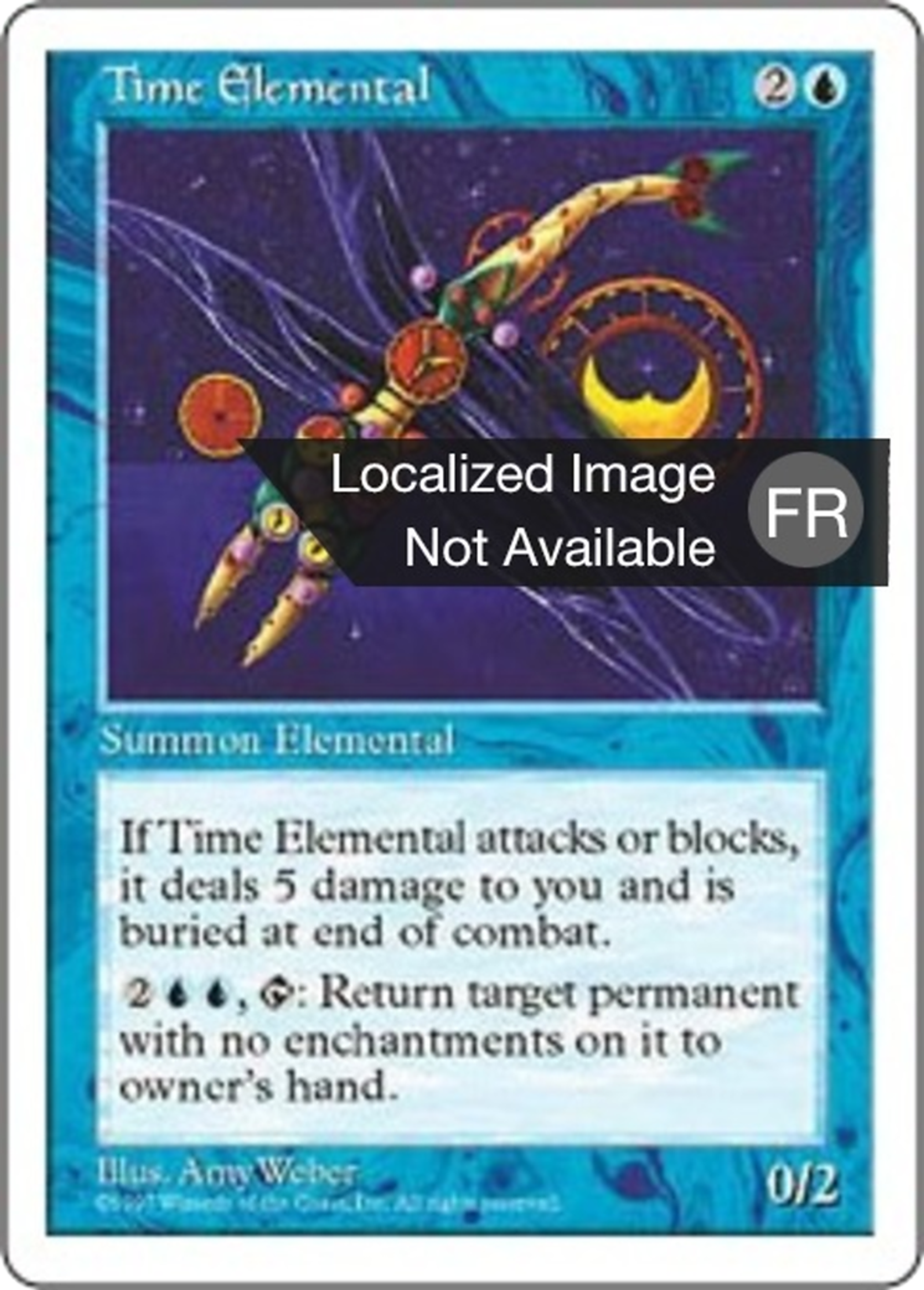 Elémental du temps — Fifth Edition — Magic: The Gathering