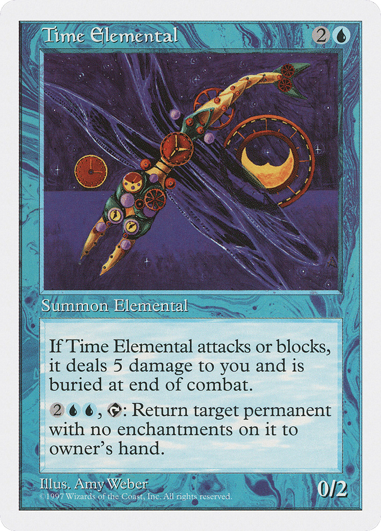 Time Elemental — Fifth Edition — Magic: The Gathering