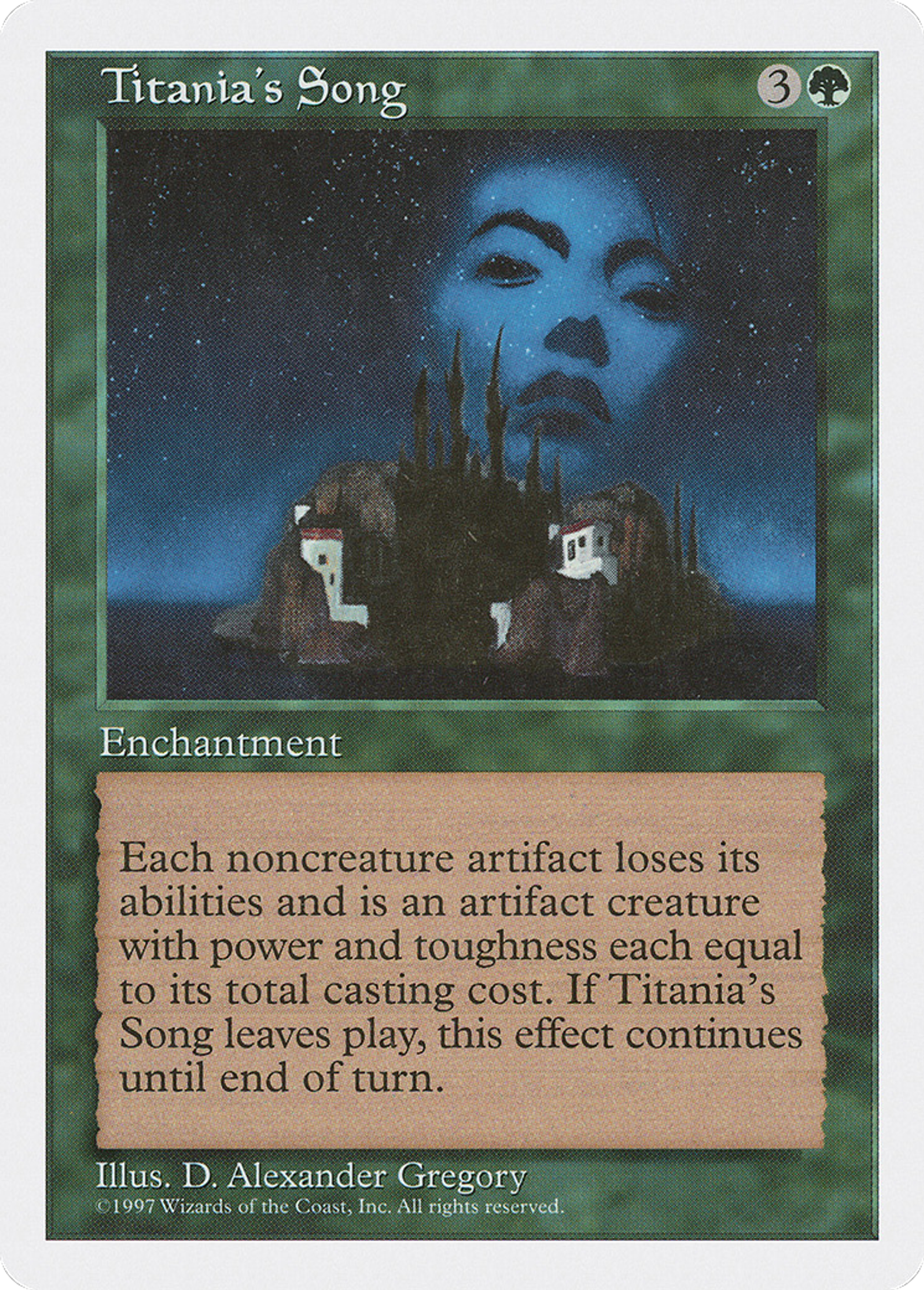 Titania's Song — Fifth Edition — Magic: The Gathering