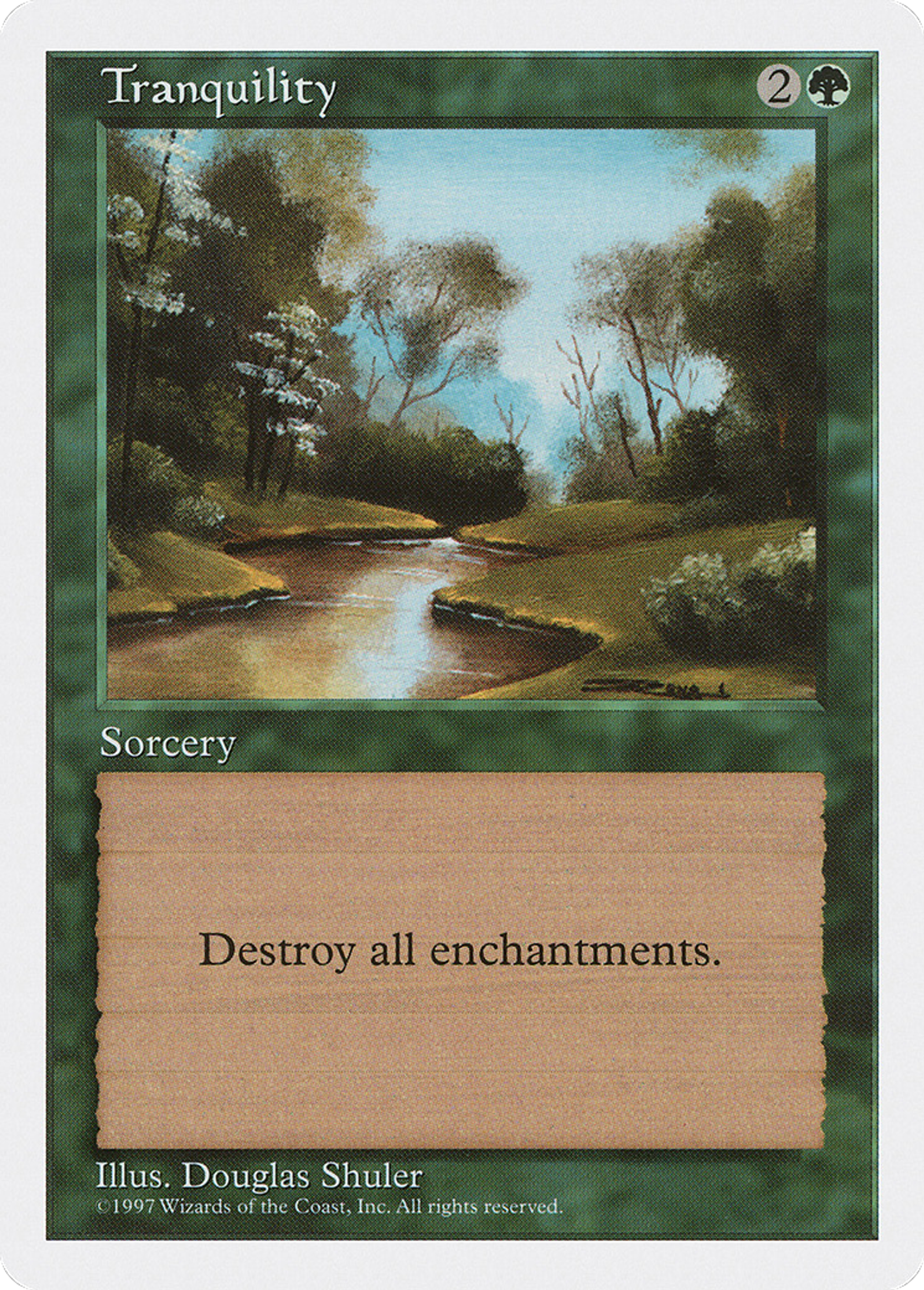 Tranquility — Fifth Edition — Magic: The Gathering