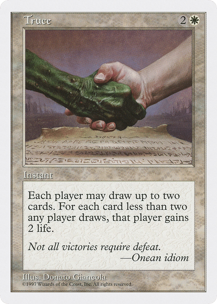 Truce — Fifth Edition — Magic: The Gathering