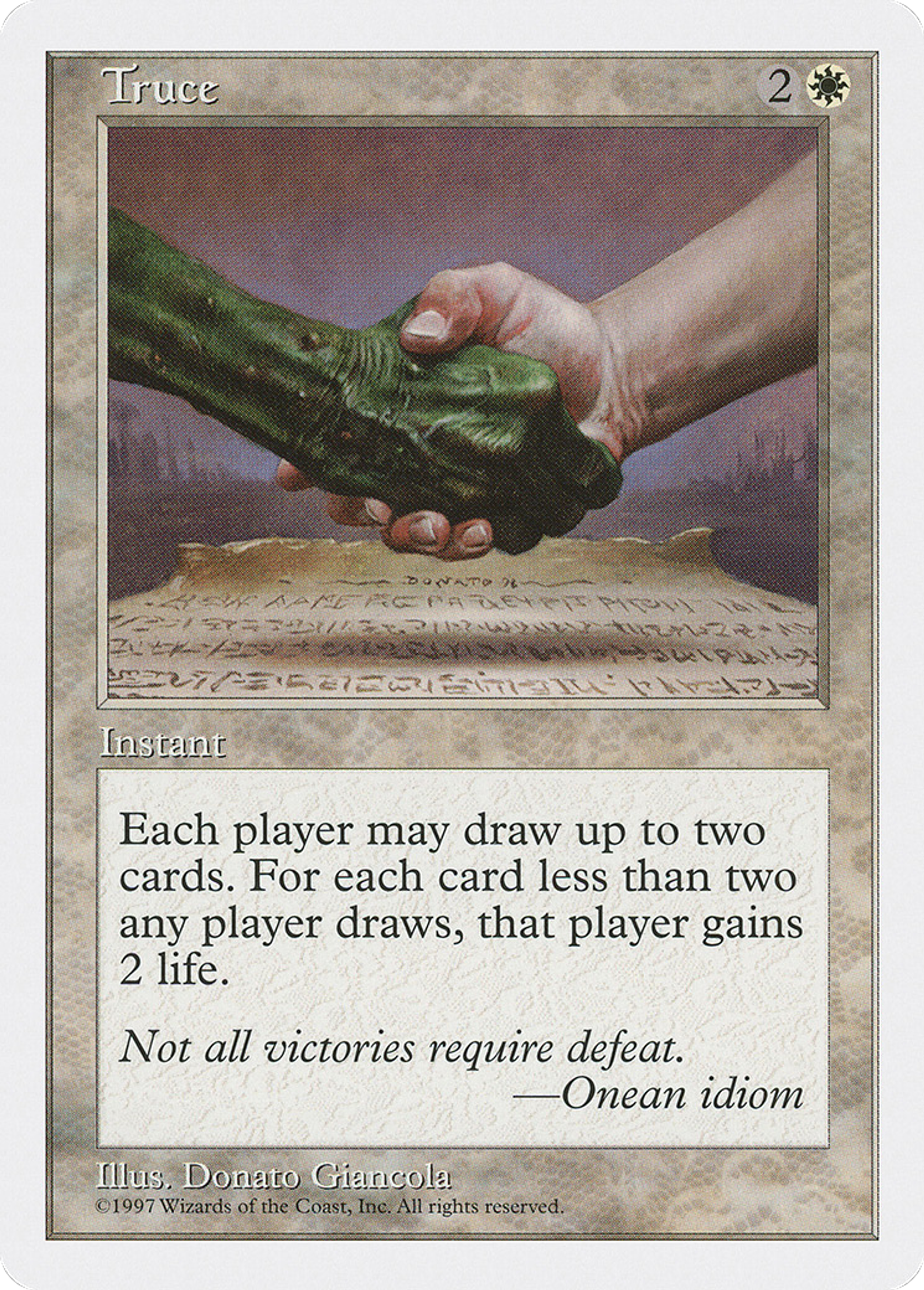 Truce — Fifth Edition — Magic: The Gathering