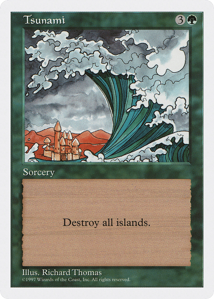 Tsunami — Fifth Edition — Magic: The Gathering