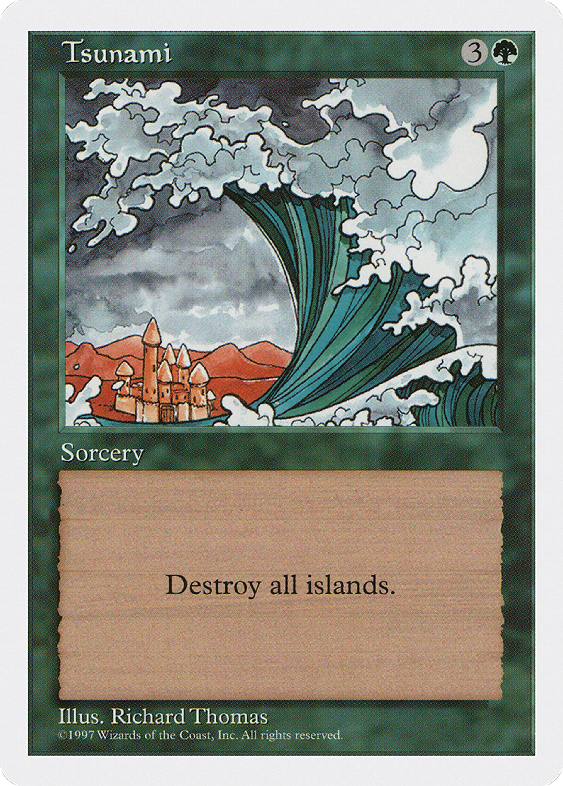 Tsunami — Fifth Edition — Magic: The Gathering