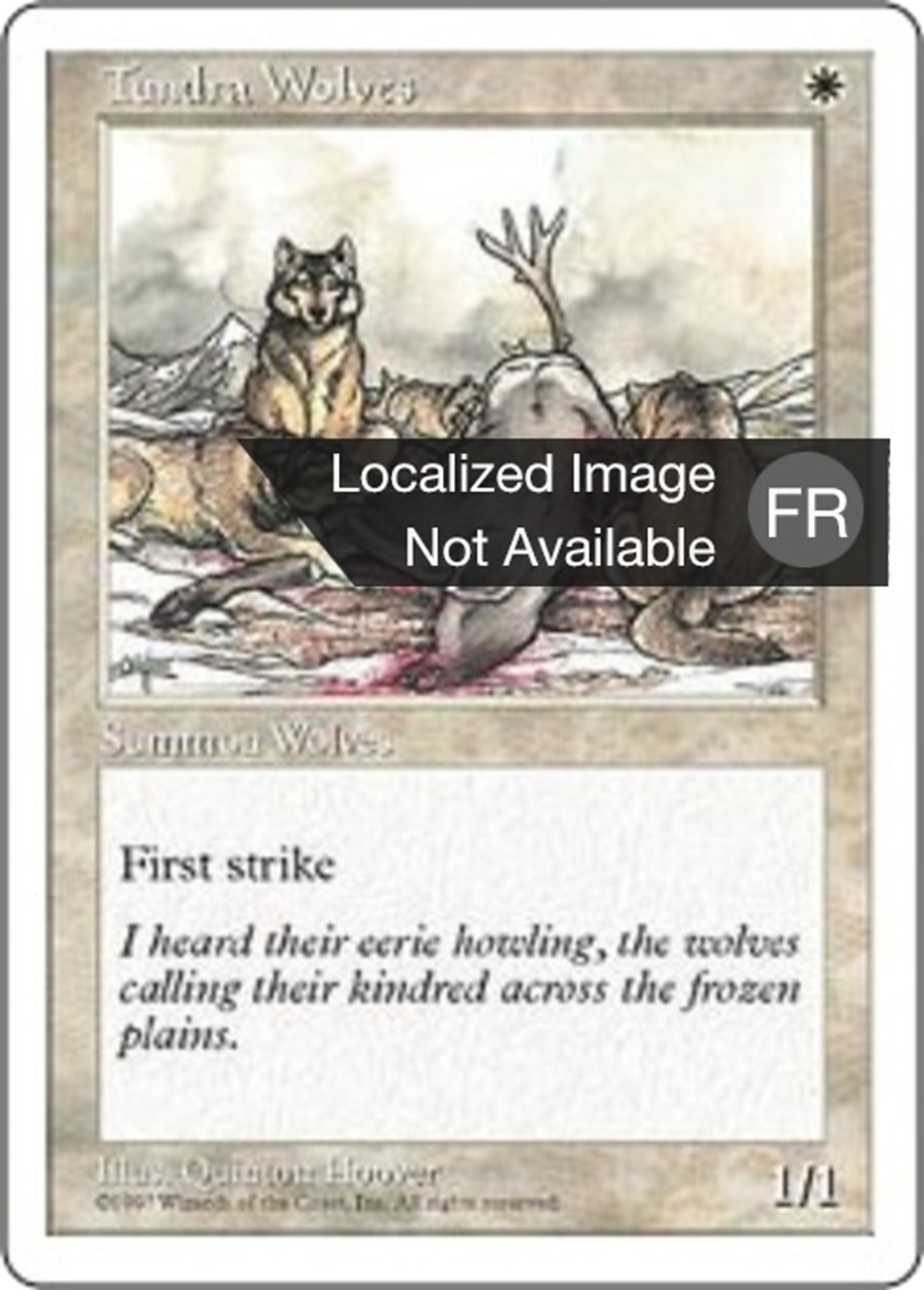 Loups de la toundra — Fifth Edition — Magic: The Gathering