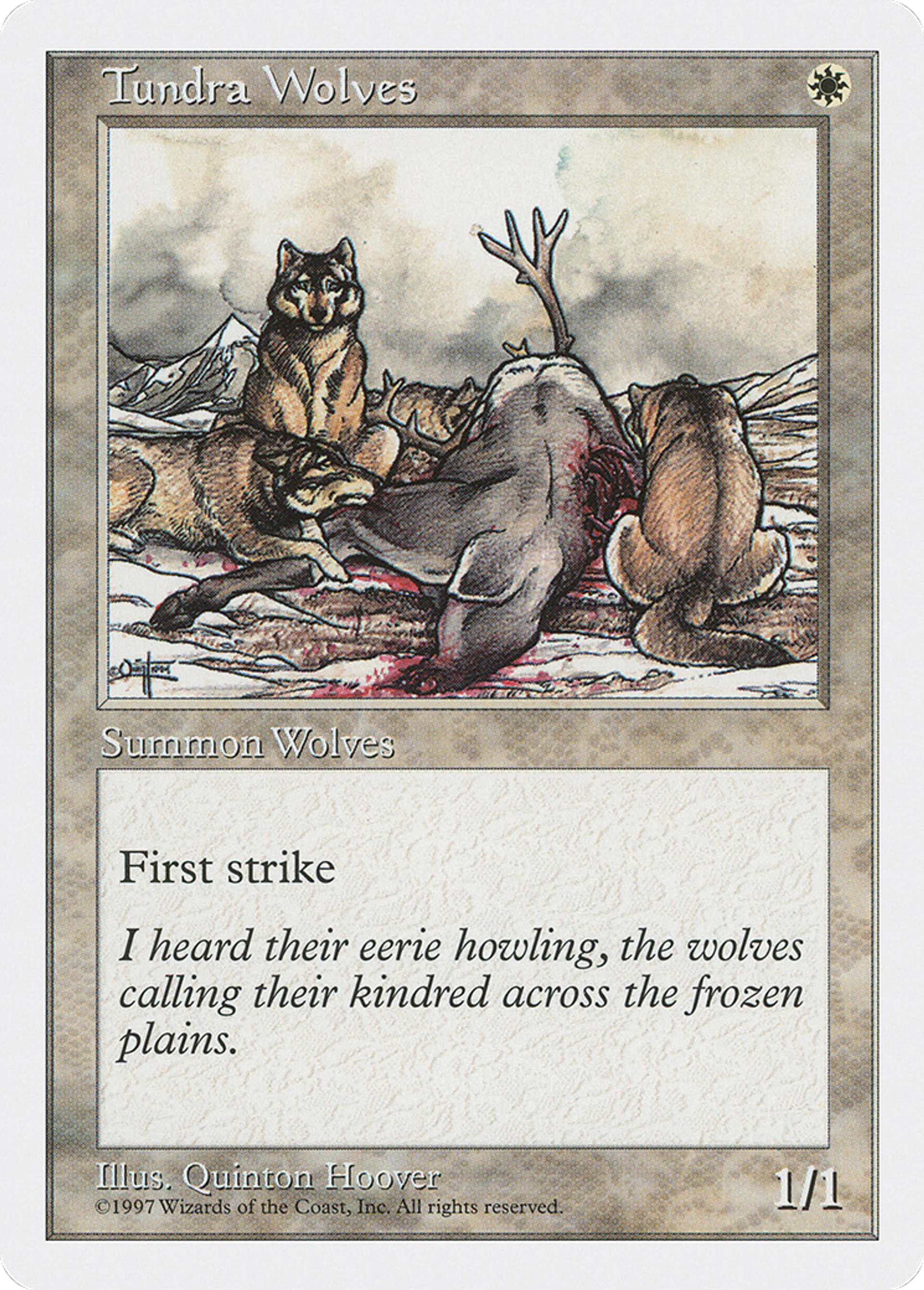 Tundra Wolves — Fifth Edition — Magic: The Gathering