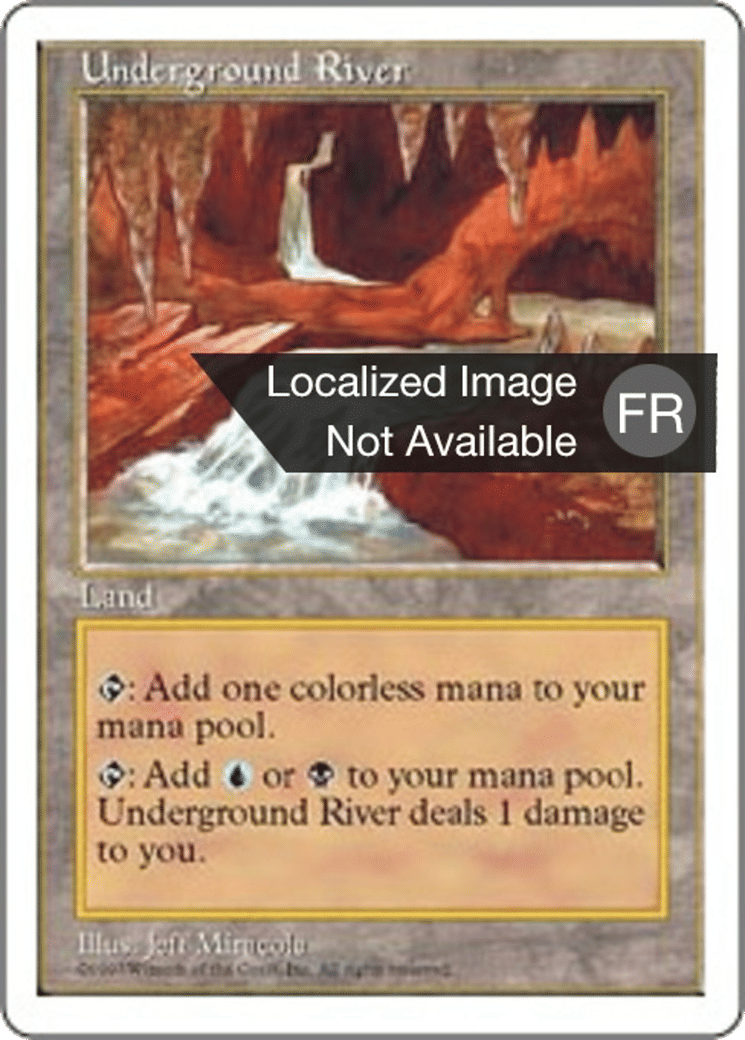 Rivière souterraine — Fifth Edition — Magic: The Gathering