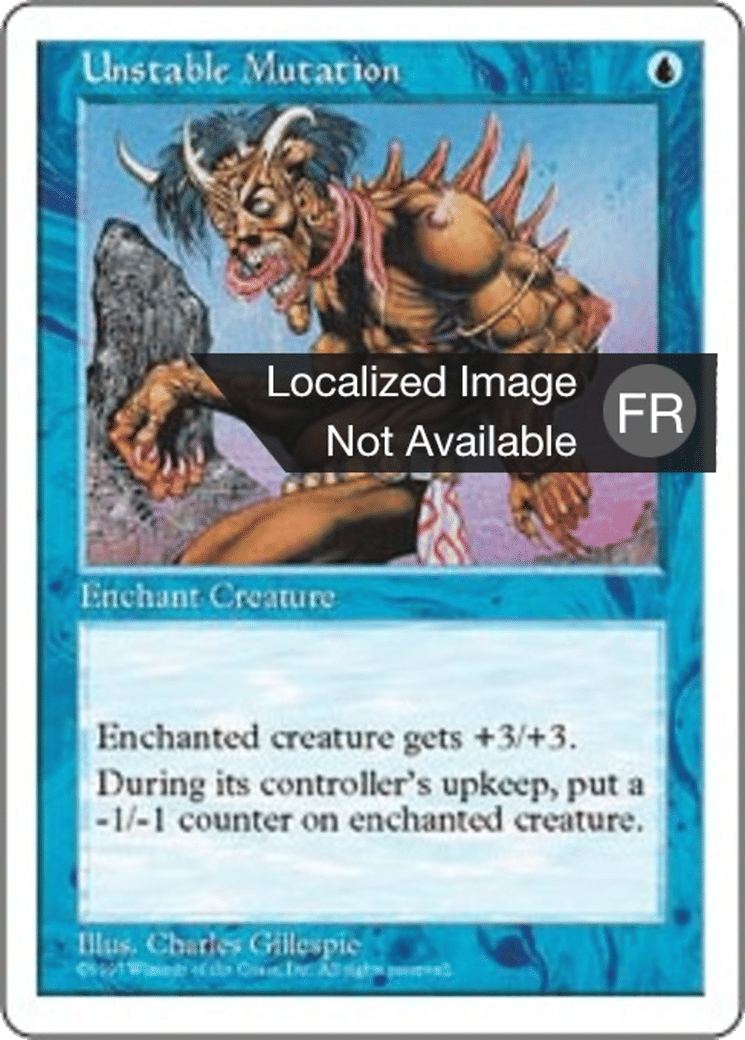 Mutation instable — Fifth Edition — Magic: The Gathering