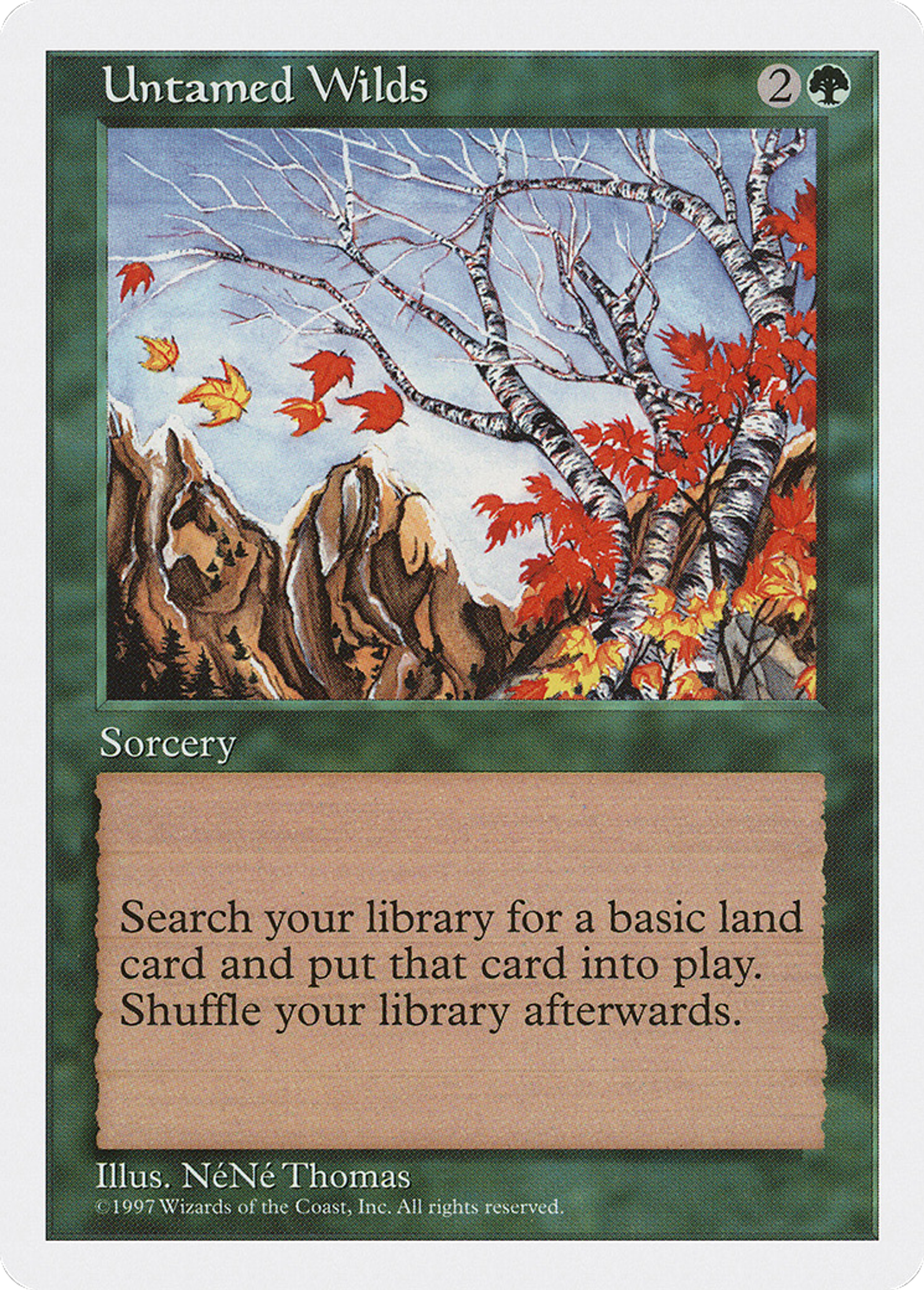 Untamed Wilds — Fifth Edition — Magic: The Gathering