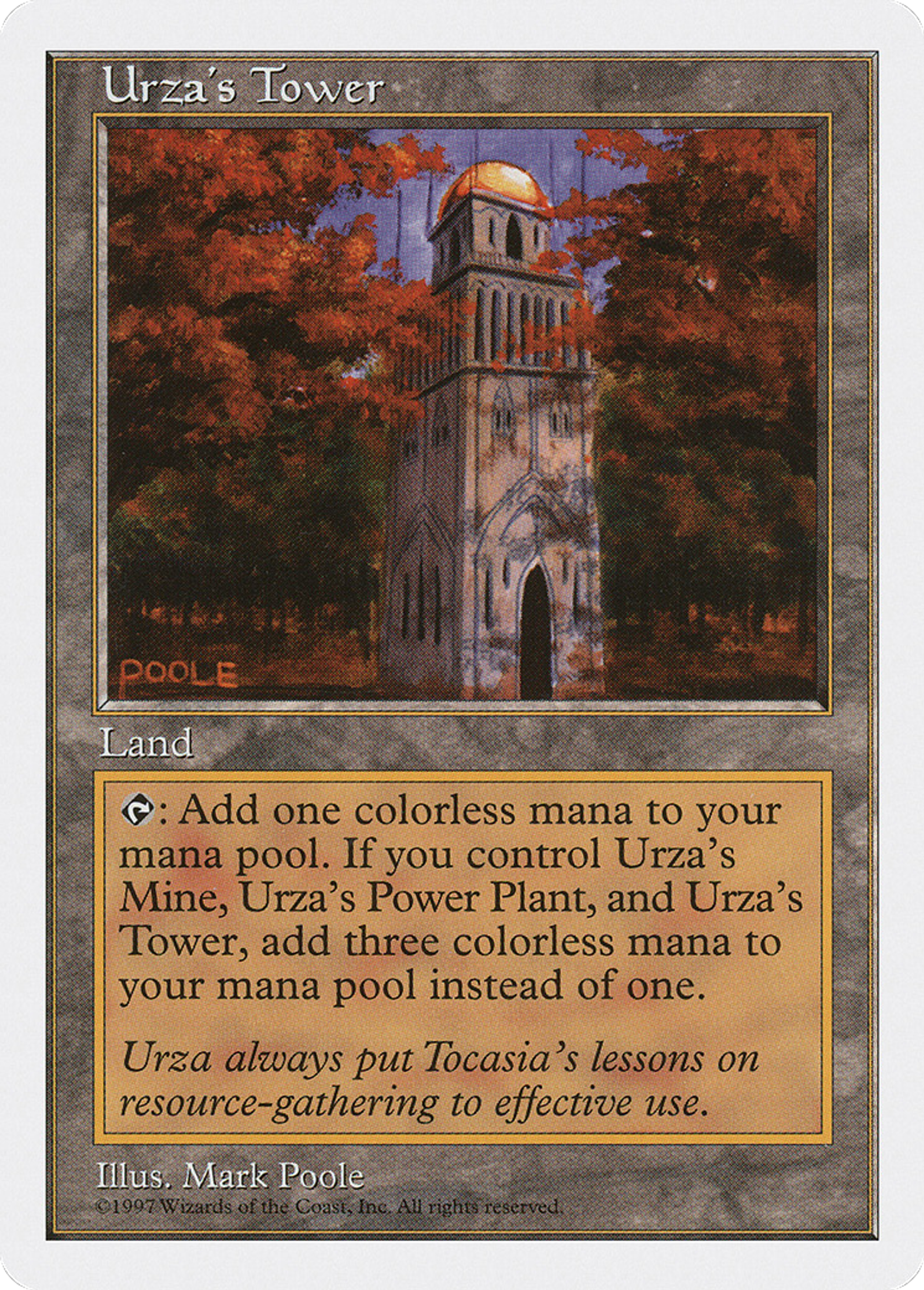 Urza's Tower — Fifth Edition — Magic: The Gathering