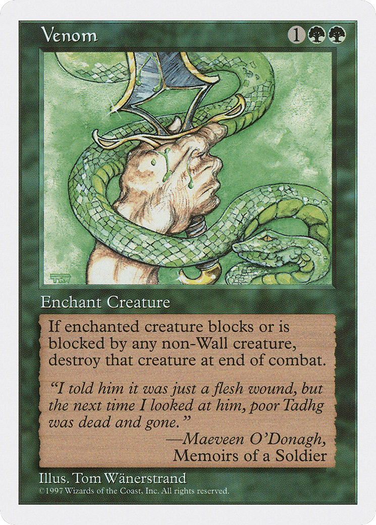 Venom — Fifth Edition — Magic: The Gathering