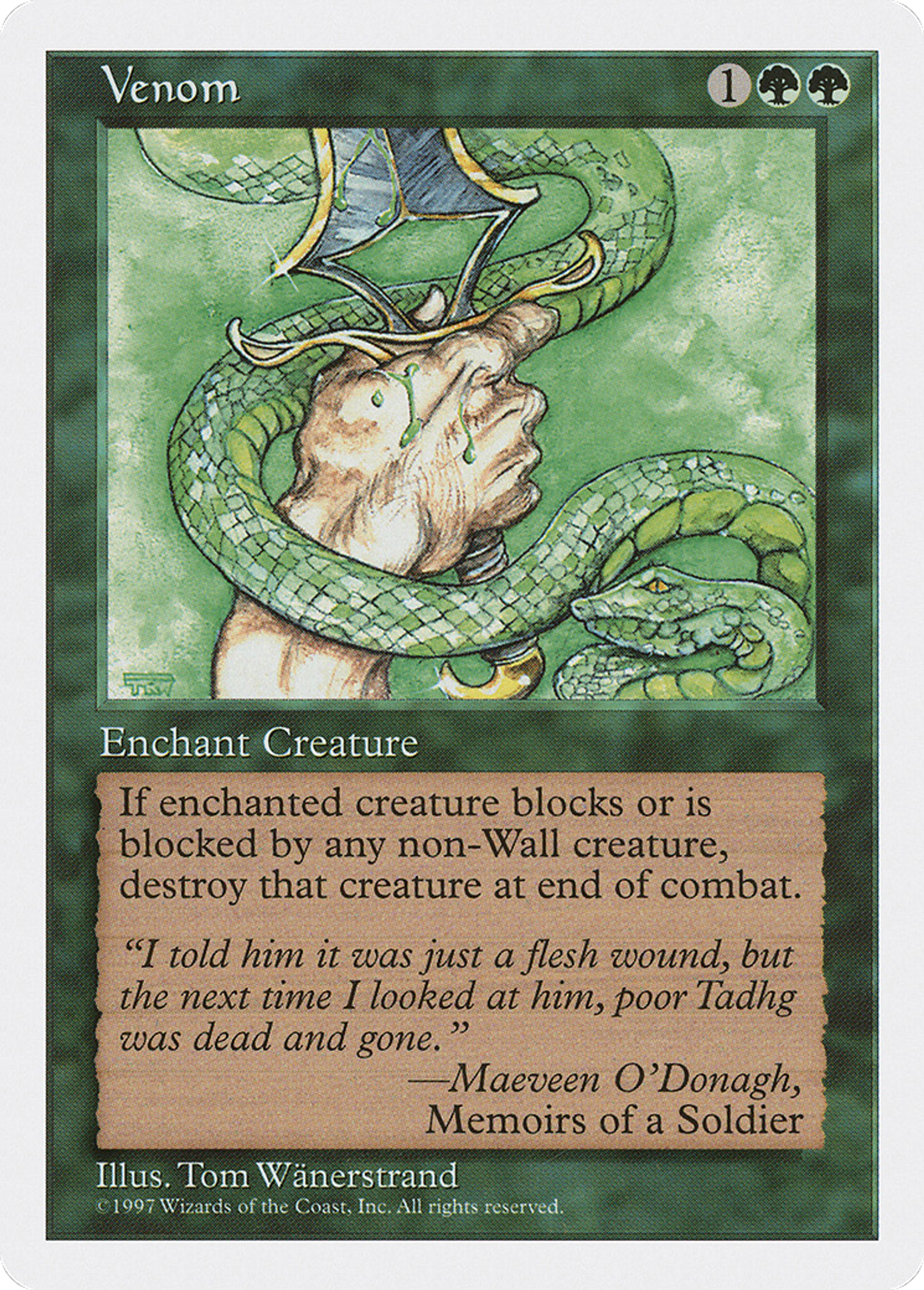 Venom — Fifth Edition — Magic: The Gathering
