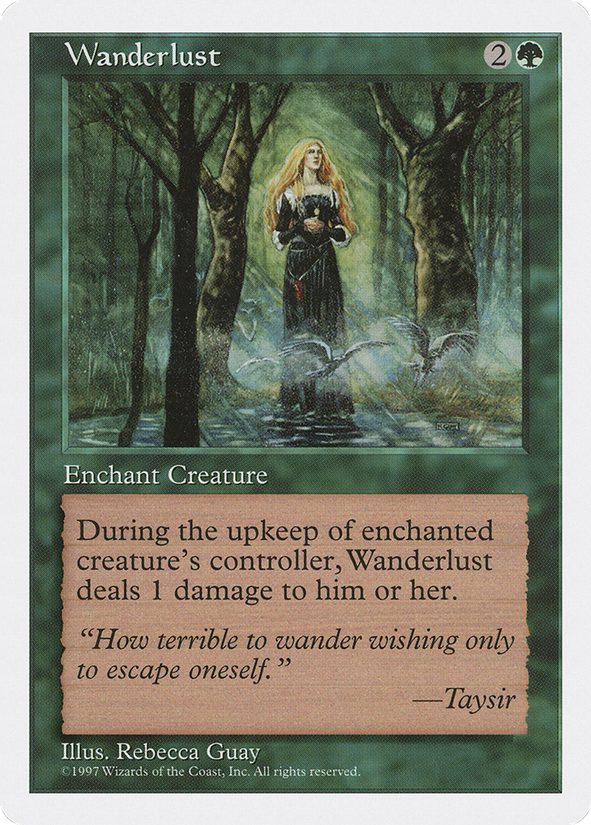 Wanderlust — Fifth Edition — Magic: The Gathering