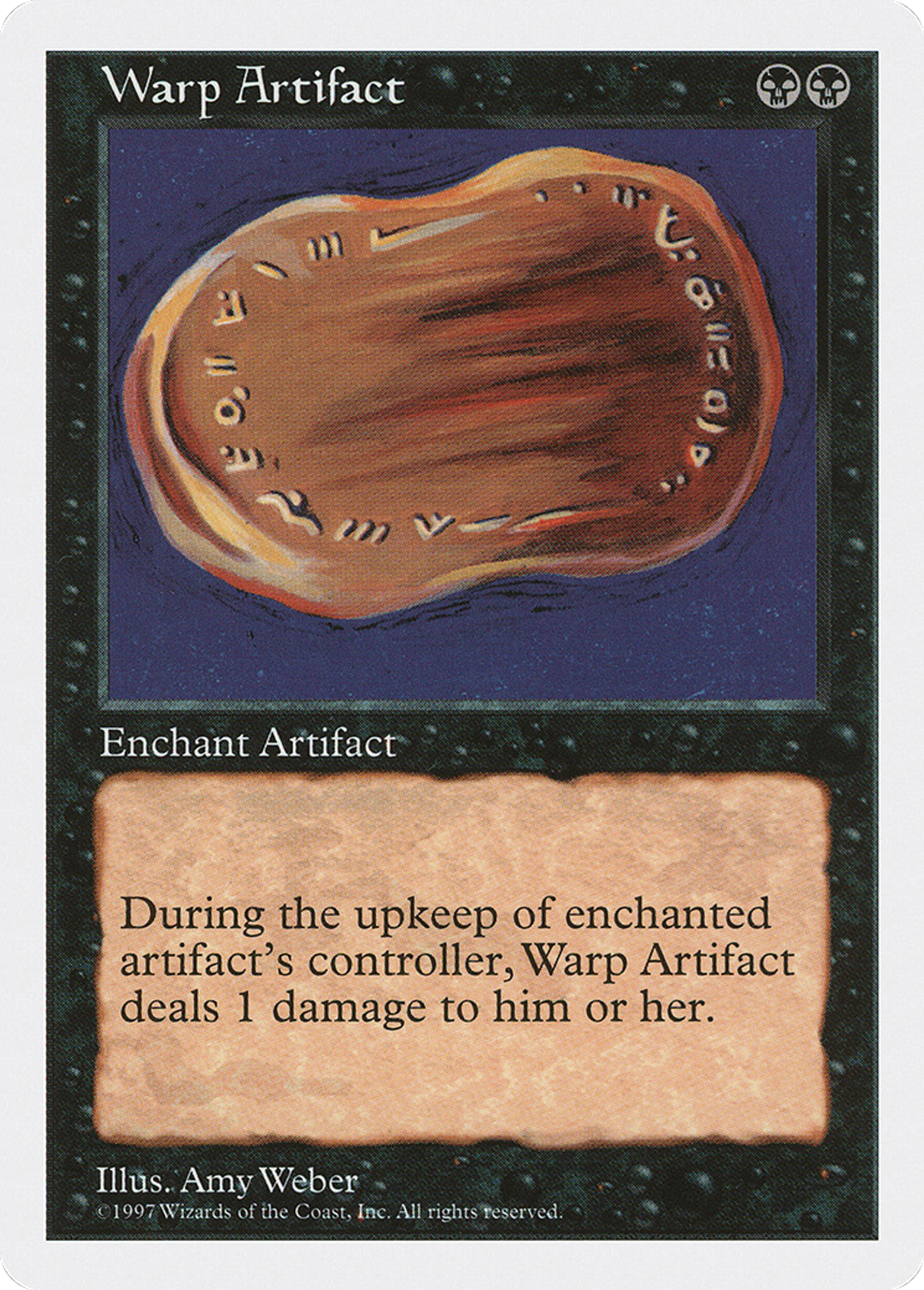 Warp Artifact — Fifth Edition — Magic: The Gathering