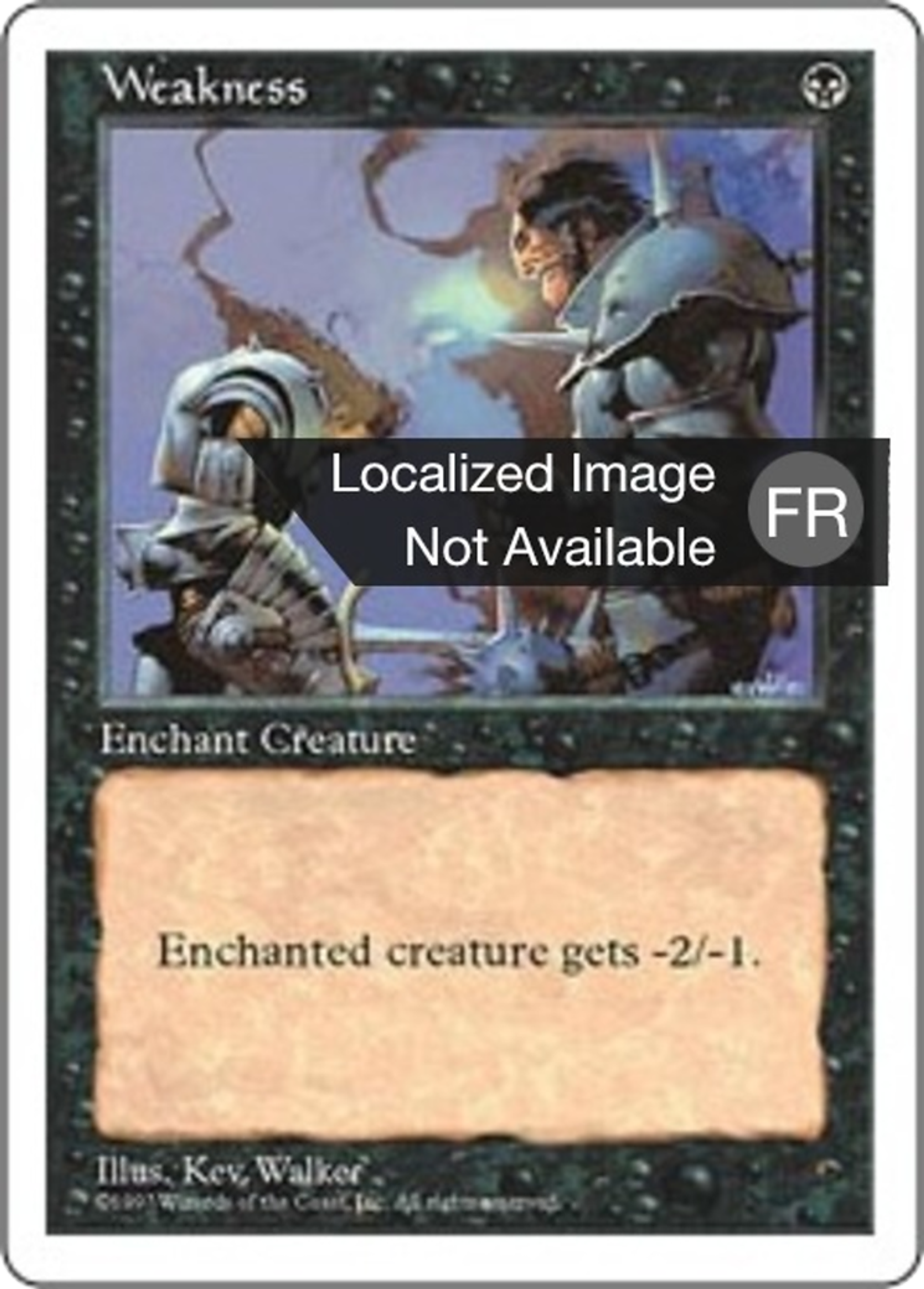Faiblesse — Fifth Edition — Magic: The Gathering