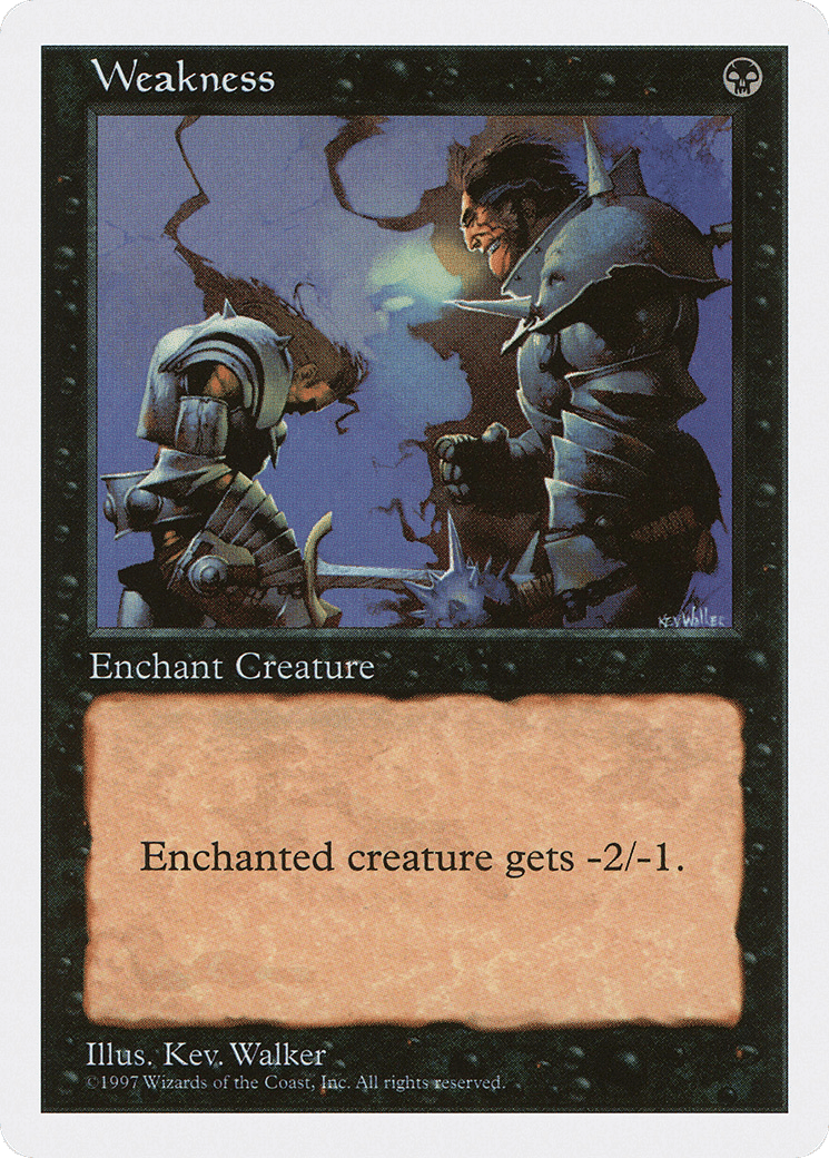 Weakness — Fifth Edition — Magic: The Gathering